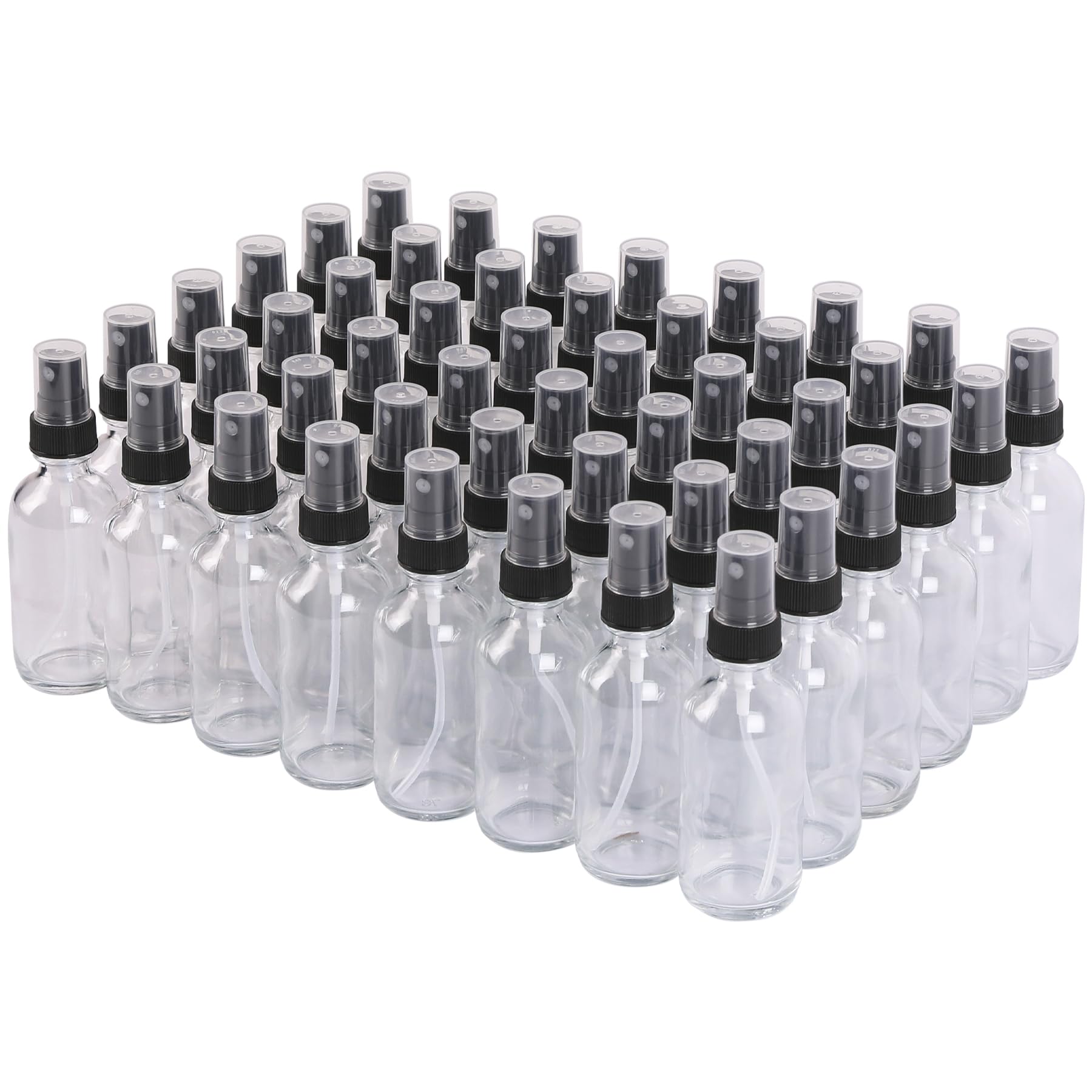 Clear Glass Small Spray Bottles 2 oz 48 Packs (48 Count)