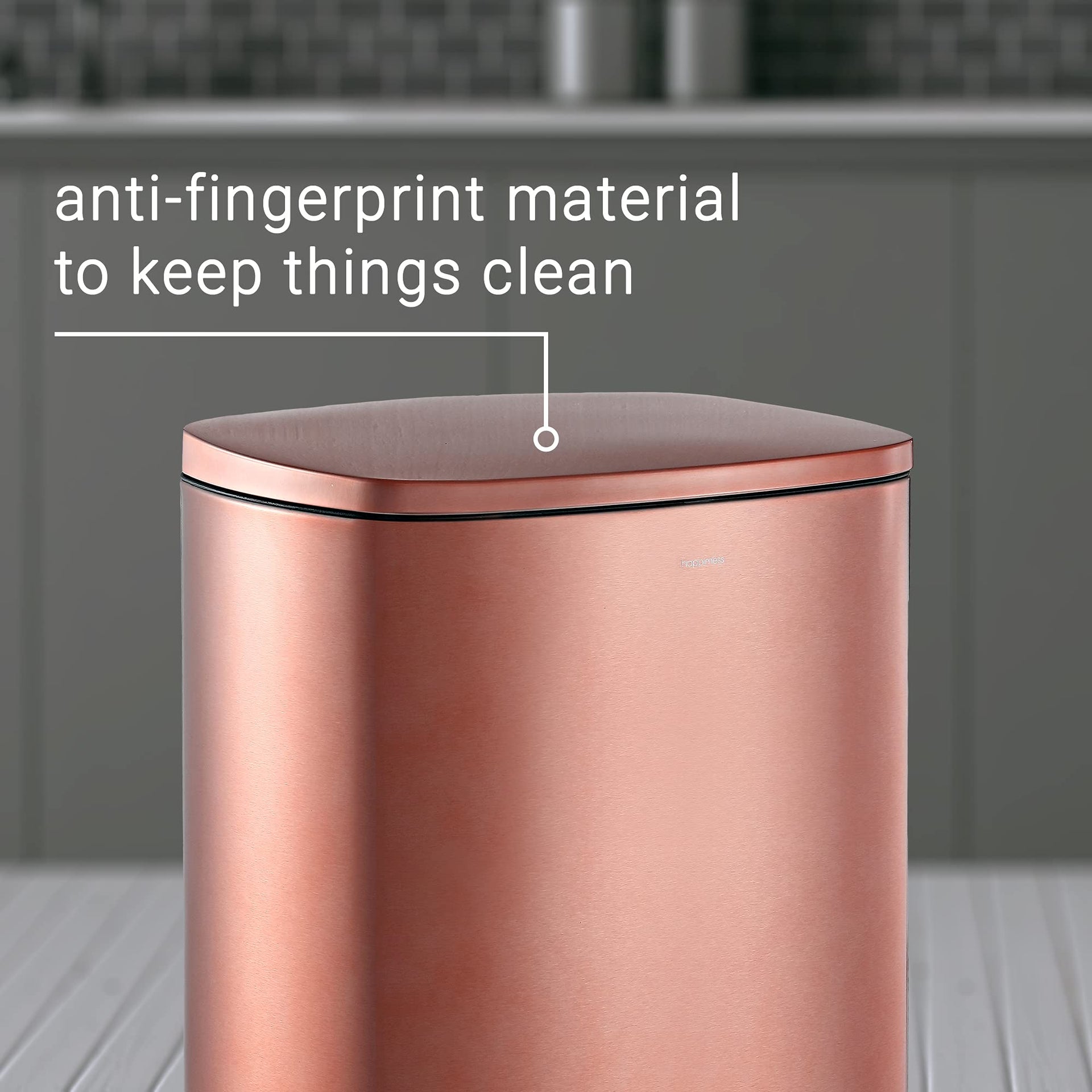 Connor 2 Piece Stainless Steel Trash Can (2 Count)