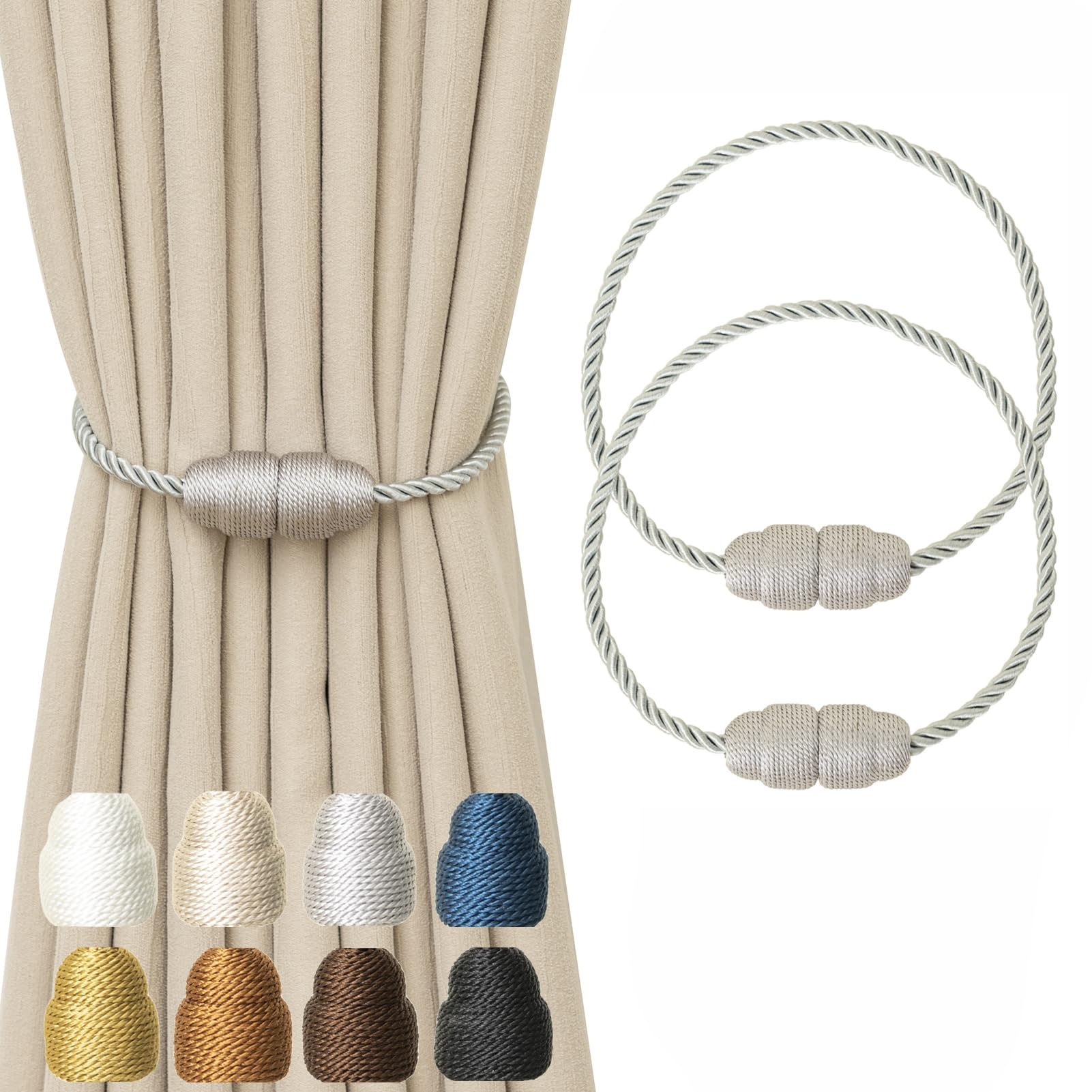 Magnetic Curtain Tiebacks