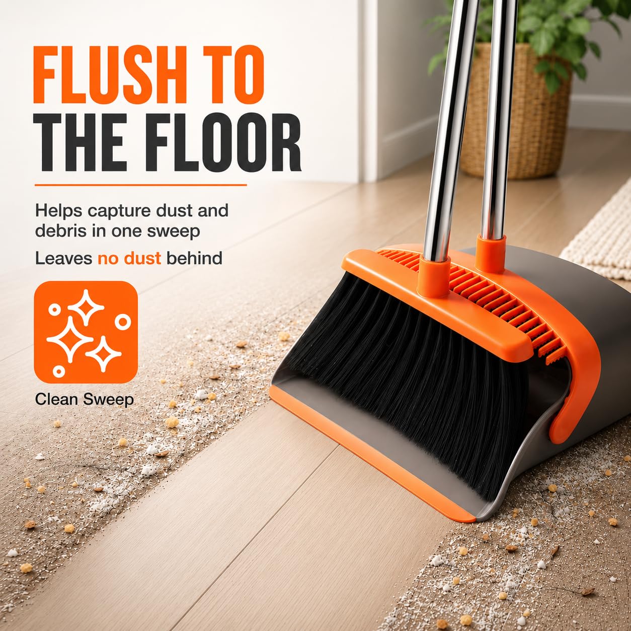 Broom and Dustpan Set