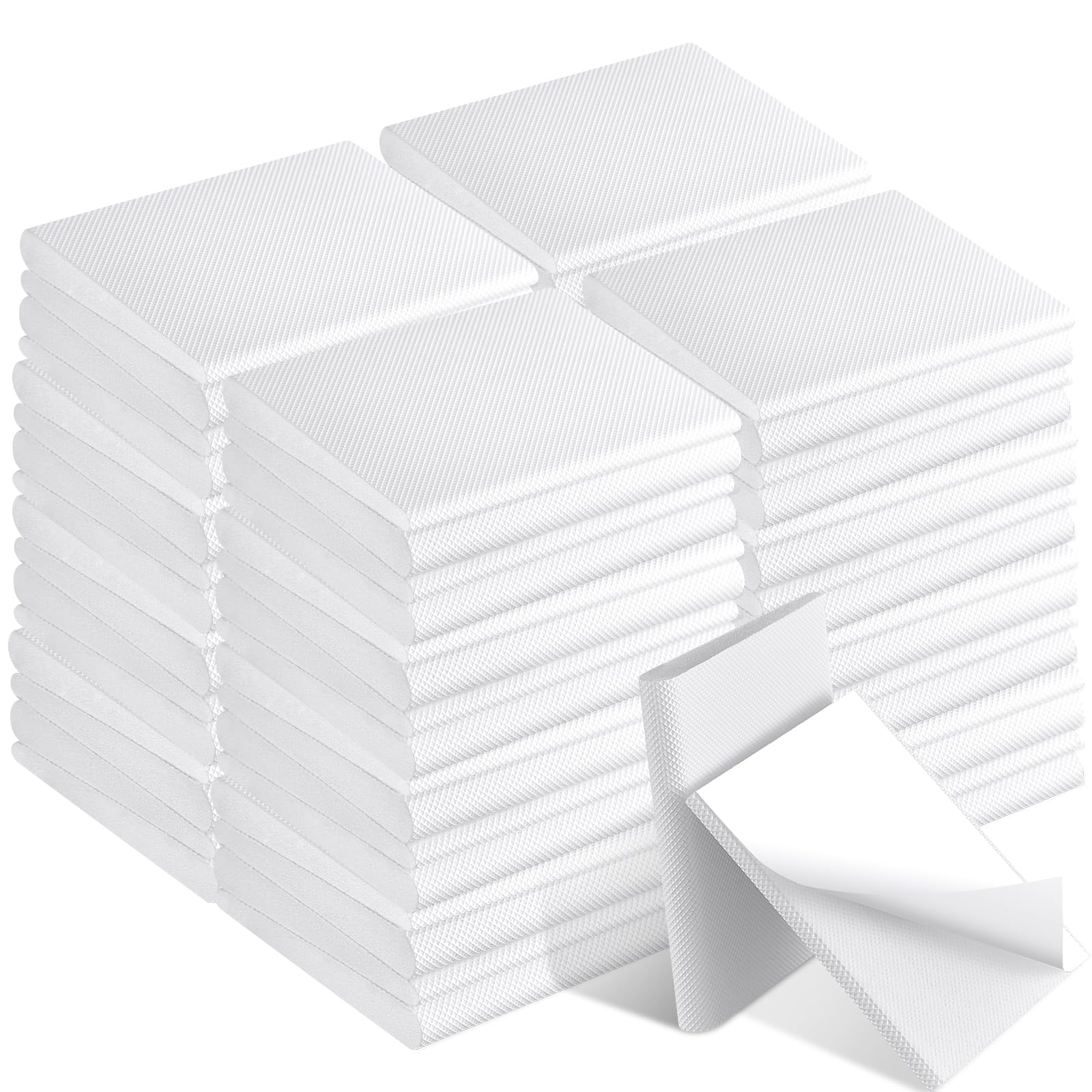 64 Pieces Door Corner Seal Pads Adhesive Weatherstripping (64 Count)