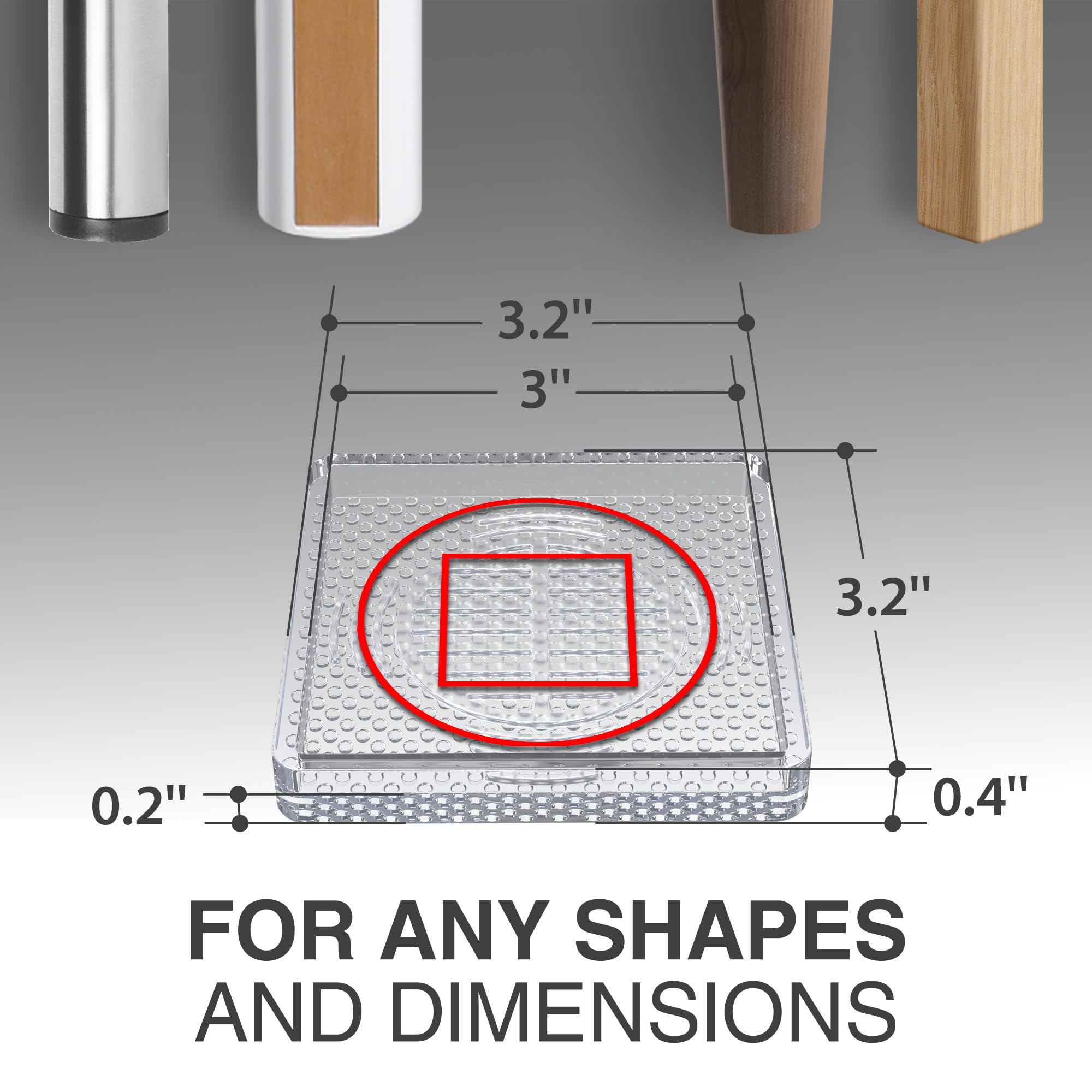Furniture Cups (4 Count)