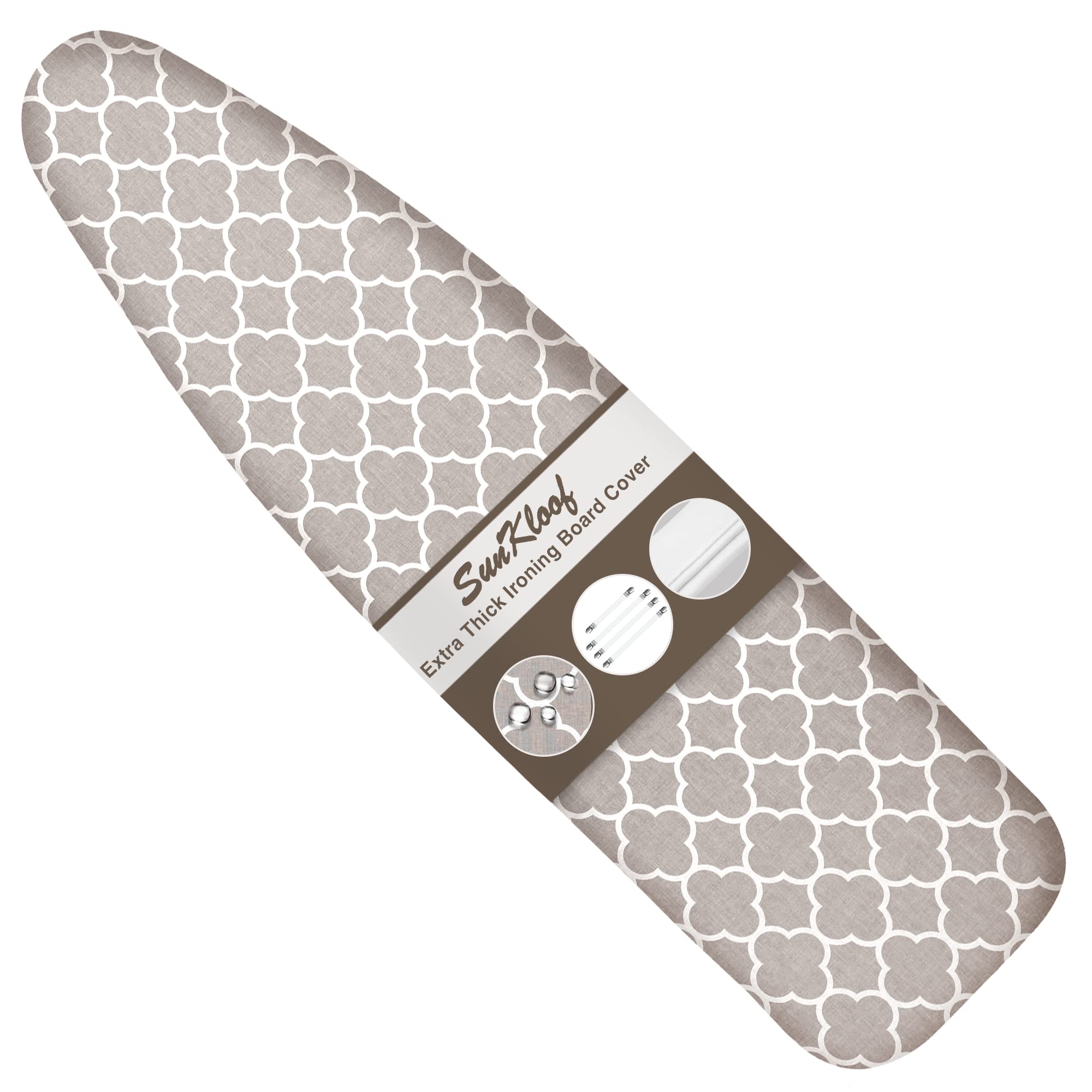 Ironing Board Cover and Pad Extra Thick Natural Cotton