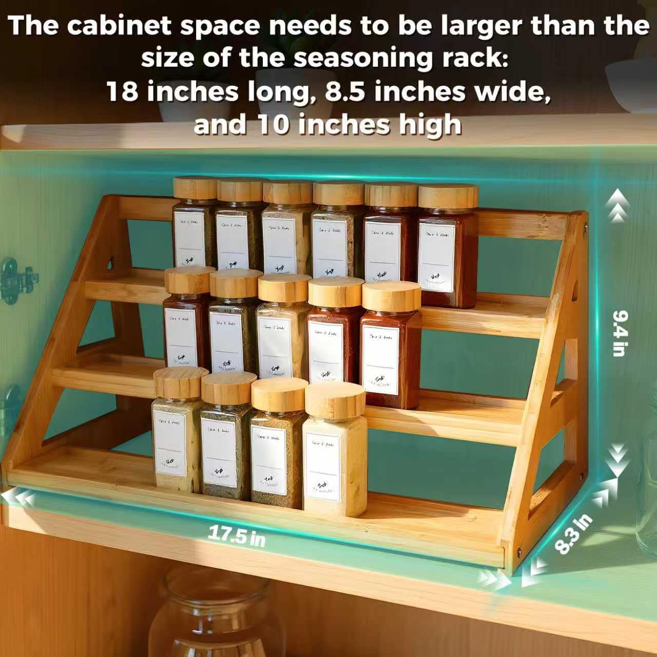 Spice Rack Spice Organizer (100 Count)