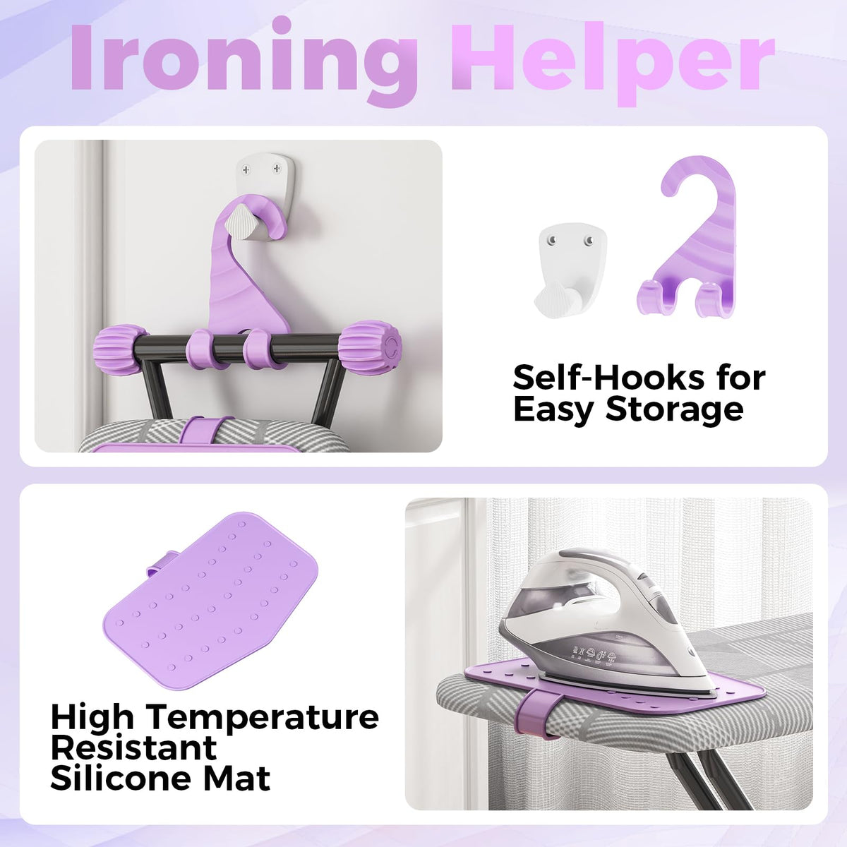 Ironing Board with Silicon Iron Mat