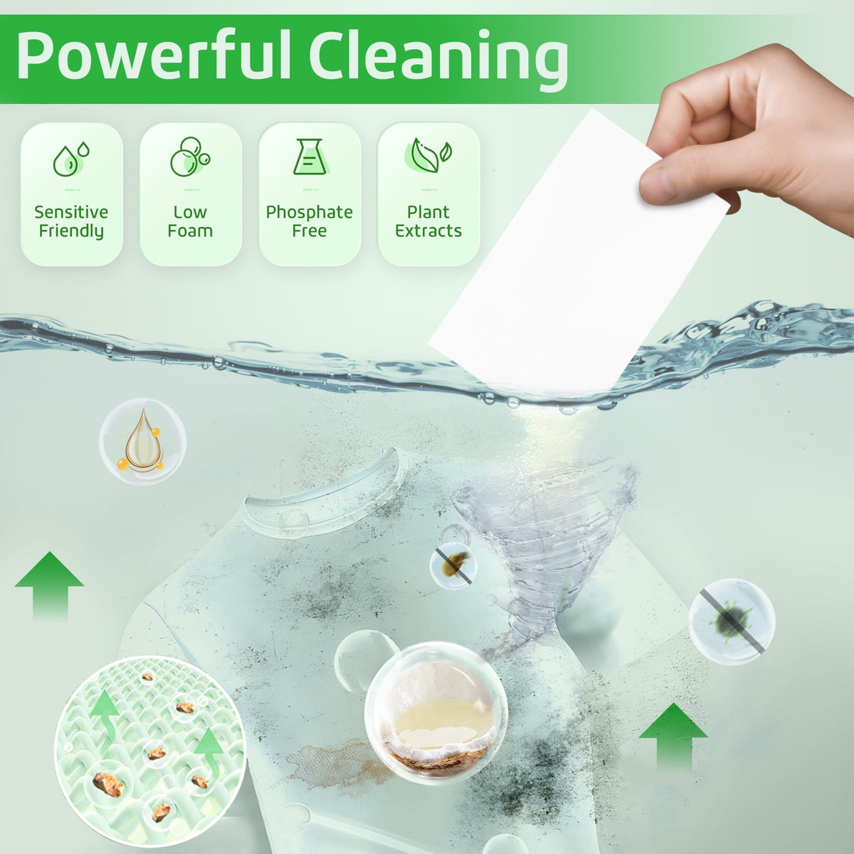 Laundry Detergent Sheets 3 Pack 480 Sheets 240 Loads Laundry Detergent for Travel Home Save Space Portable Laundry Strips Hypoallergenic Concentrated Soap Washing HE Fresh Scent (480 Count)