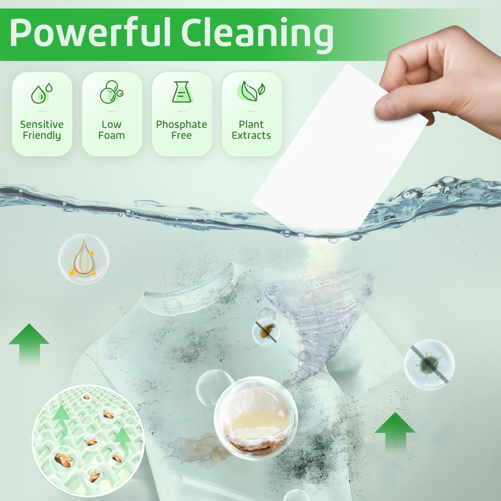 Laundry Detergent Sheets 3 Pack 480 Sheets 240 Loads Laundry Detergent for Travel Home Save Space Portable Laundry Strips Hypoallergenic Concentrated Soap Washing HE Fresh Scent (480 Count)