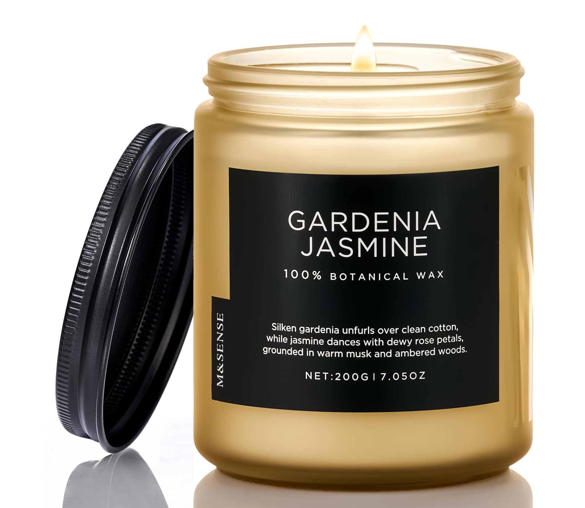 Gardenia Jasmine Scented Candles for Home (7.05 Ounce)