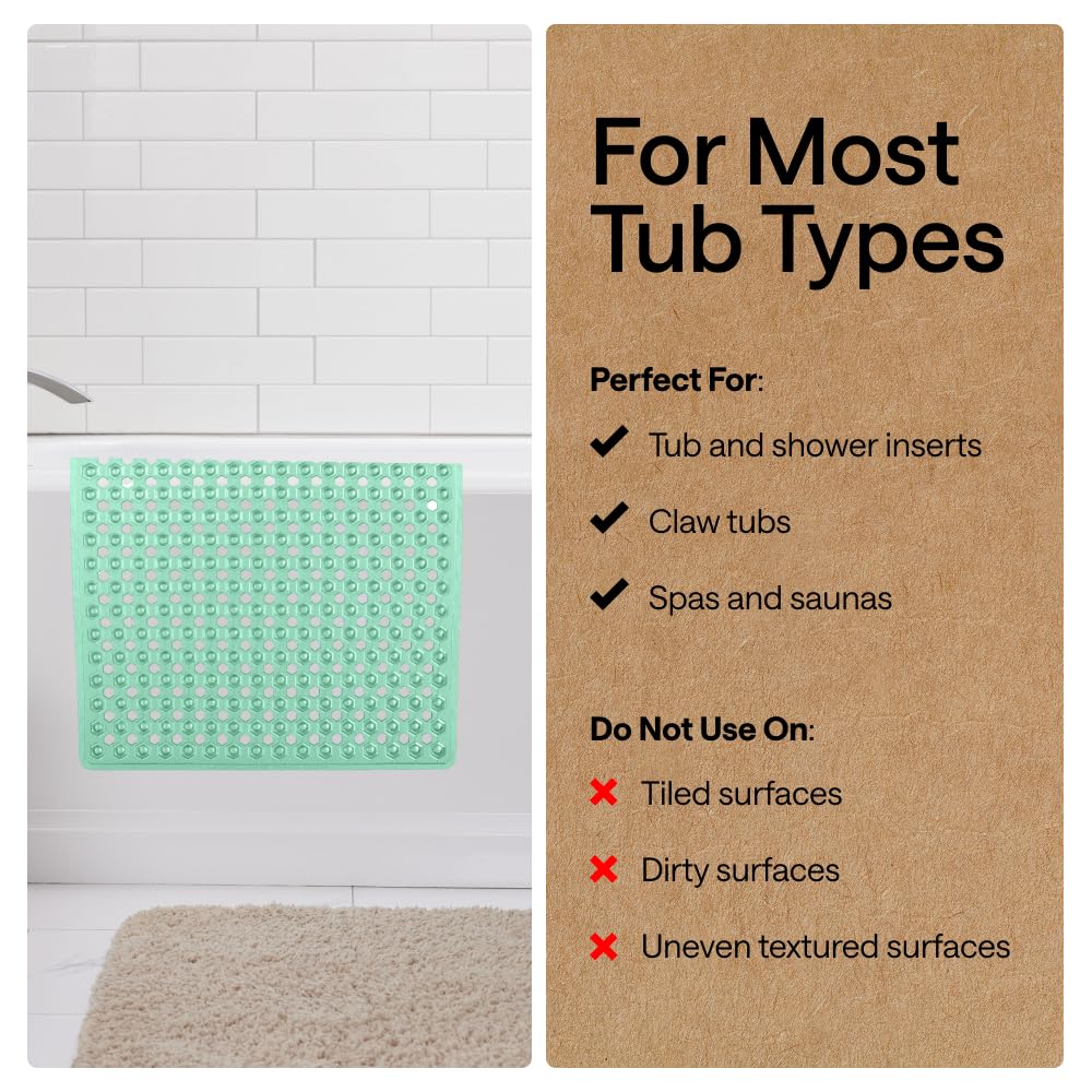Patented Bath Tub Shower Mat