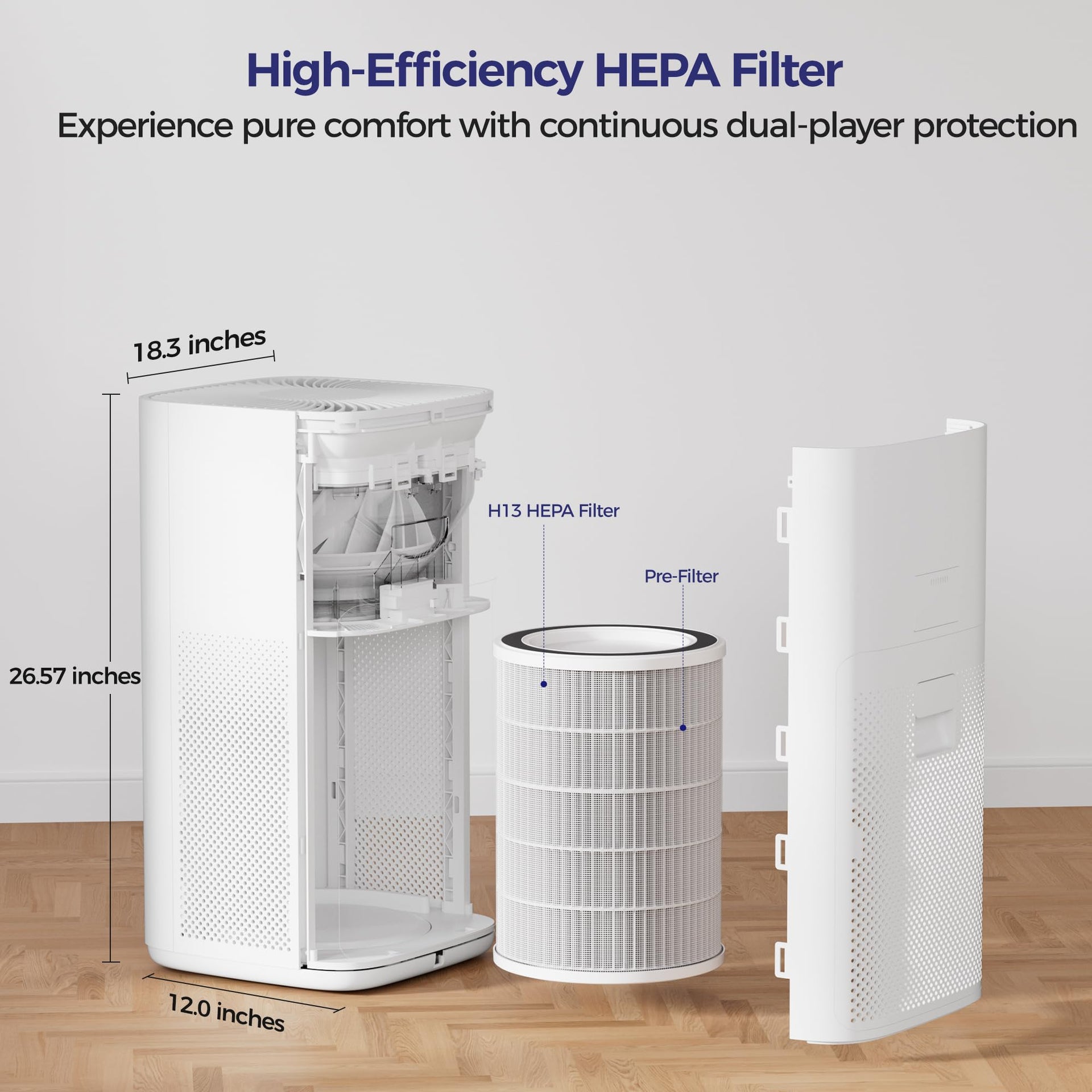 Air Purifier for Home Large Room & Pets