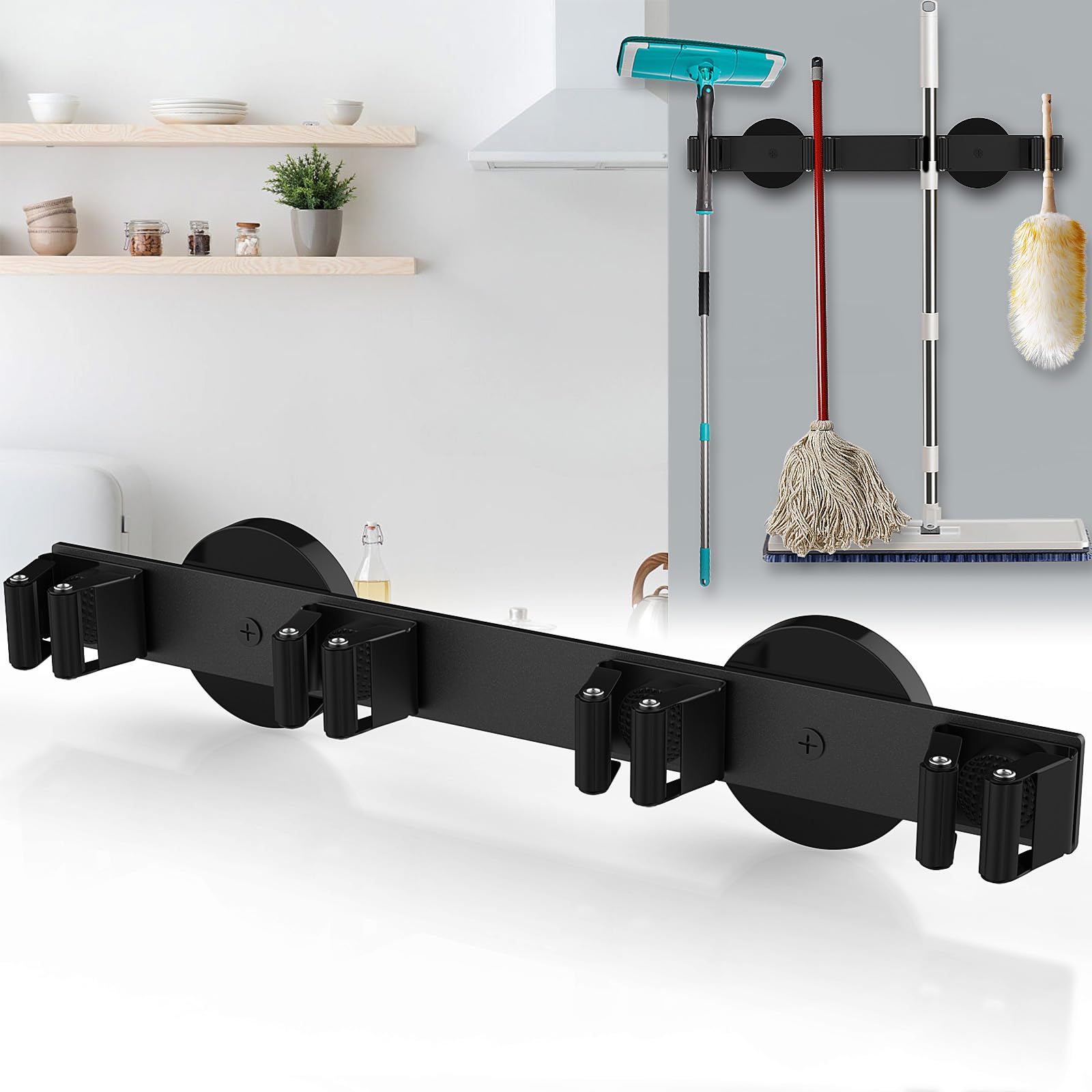 Magnetic Mop Broom Holder