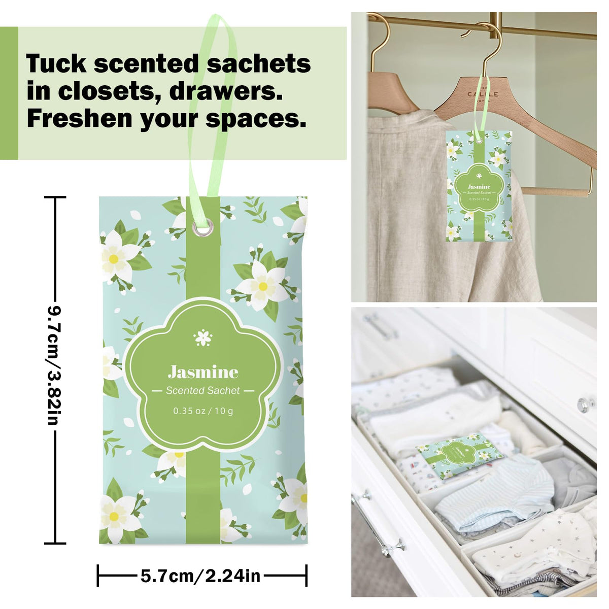 Scented Sachets for Drawer and Closet (14 Count)