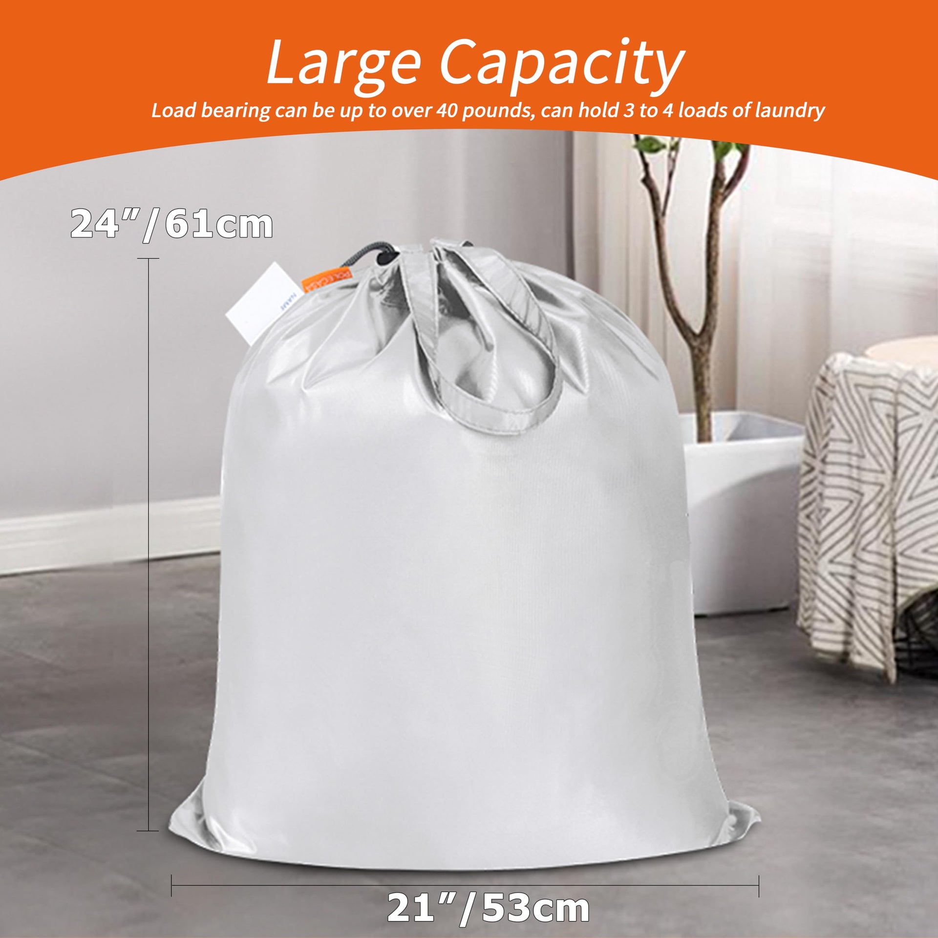 Extra Heavy Duty Laundry Bag with Handles