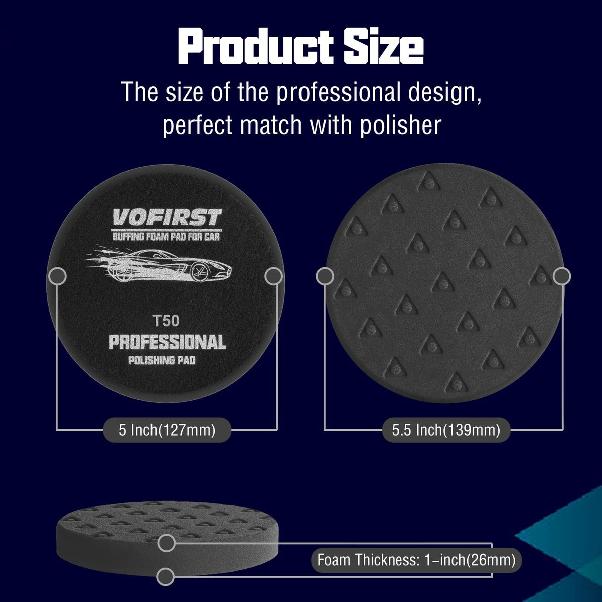 Black Soft Polishing Pad (3 Count)