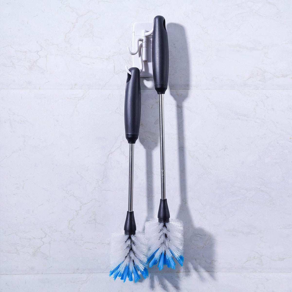 Stainless Steel Bottle Brush with Replaceable Head (2 Count) - ModHome Supplies