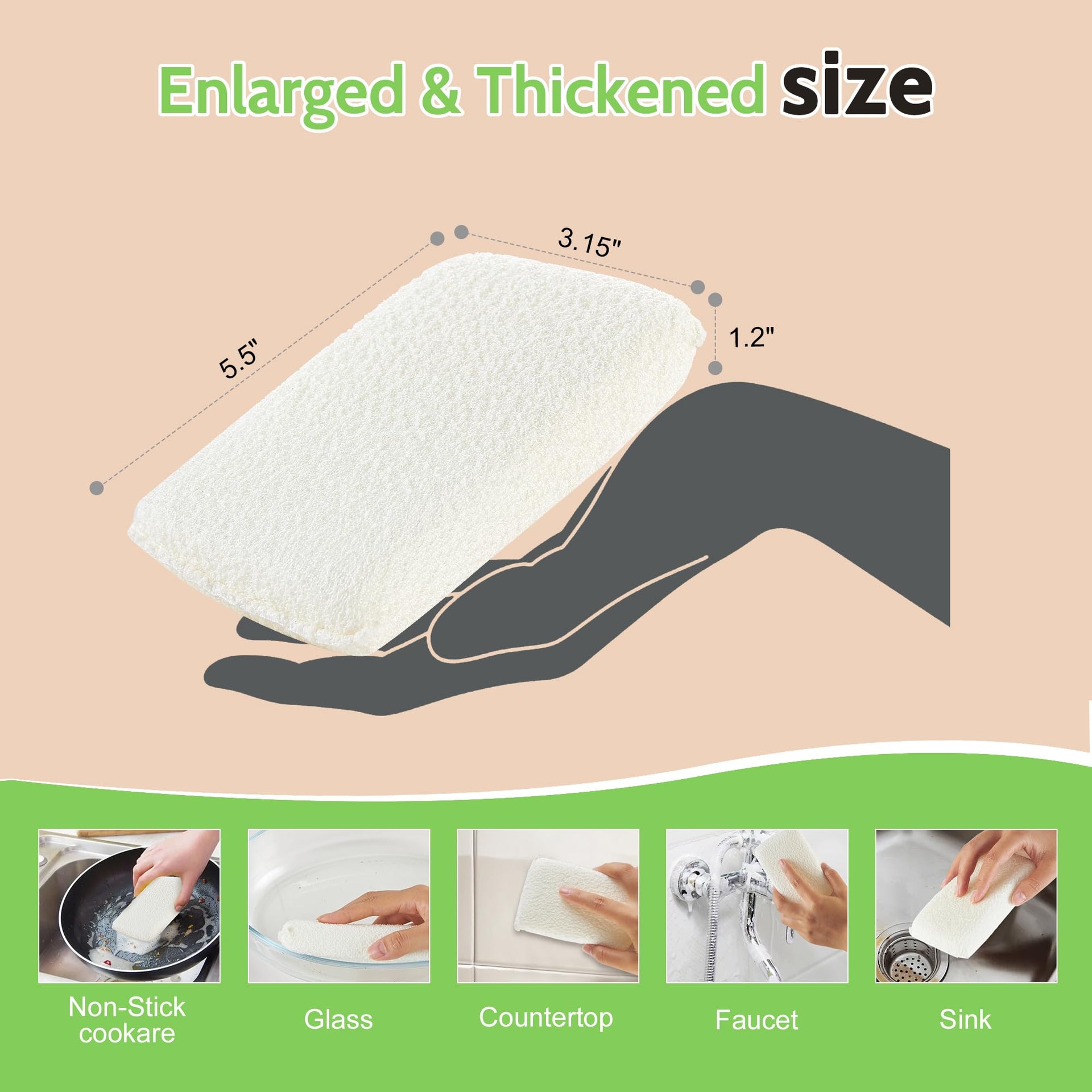 Practical Matter Kitchen Sponge (6 Count)