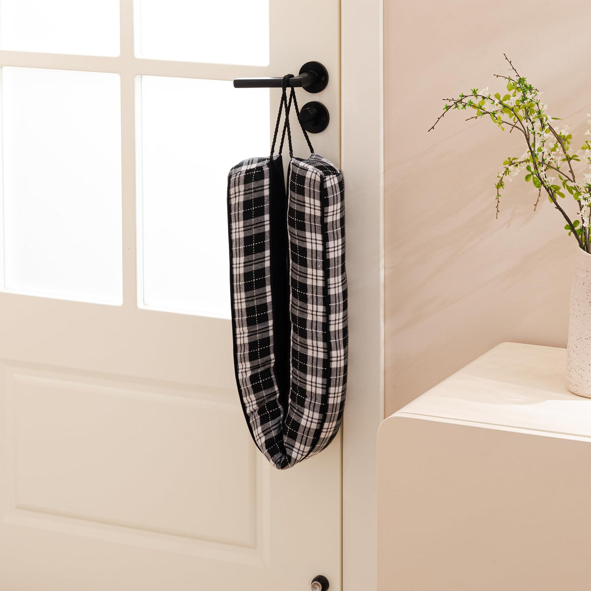38" Door Draft Stopper with Removable Washable Cover