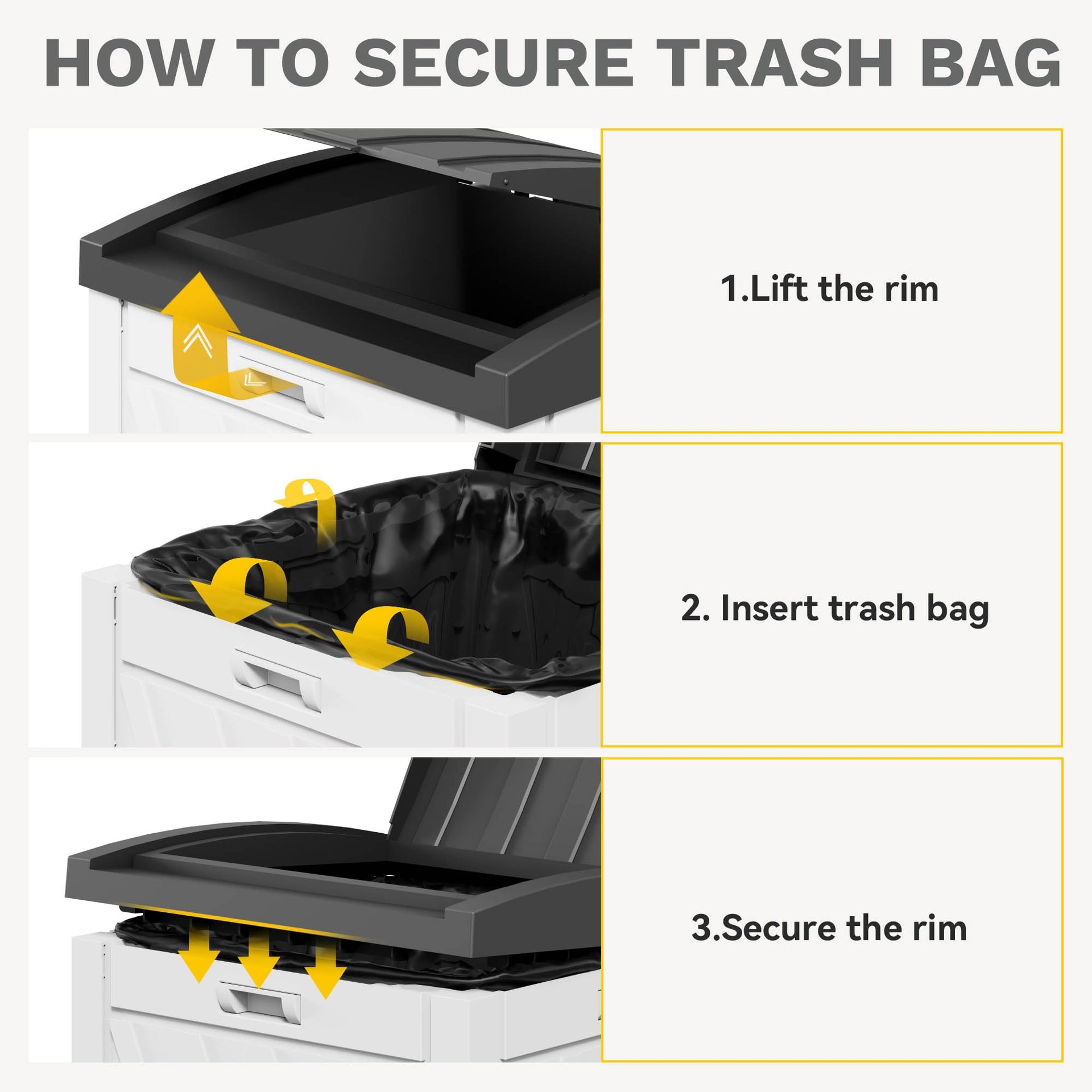36 Gallon Outdoor Trash Can