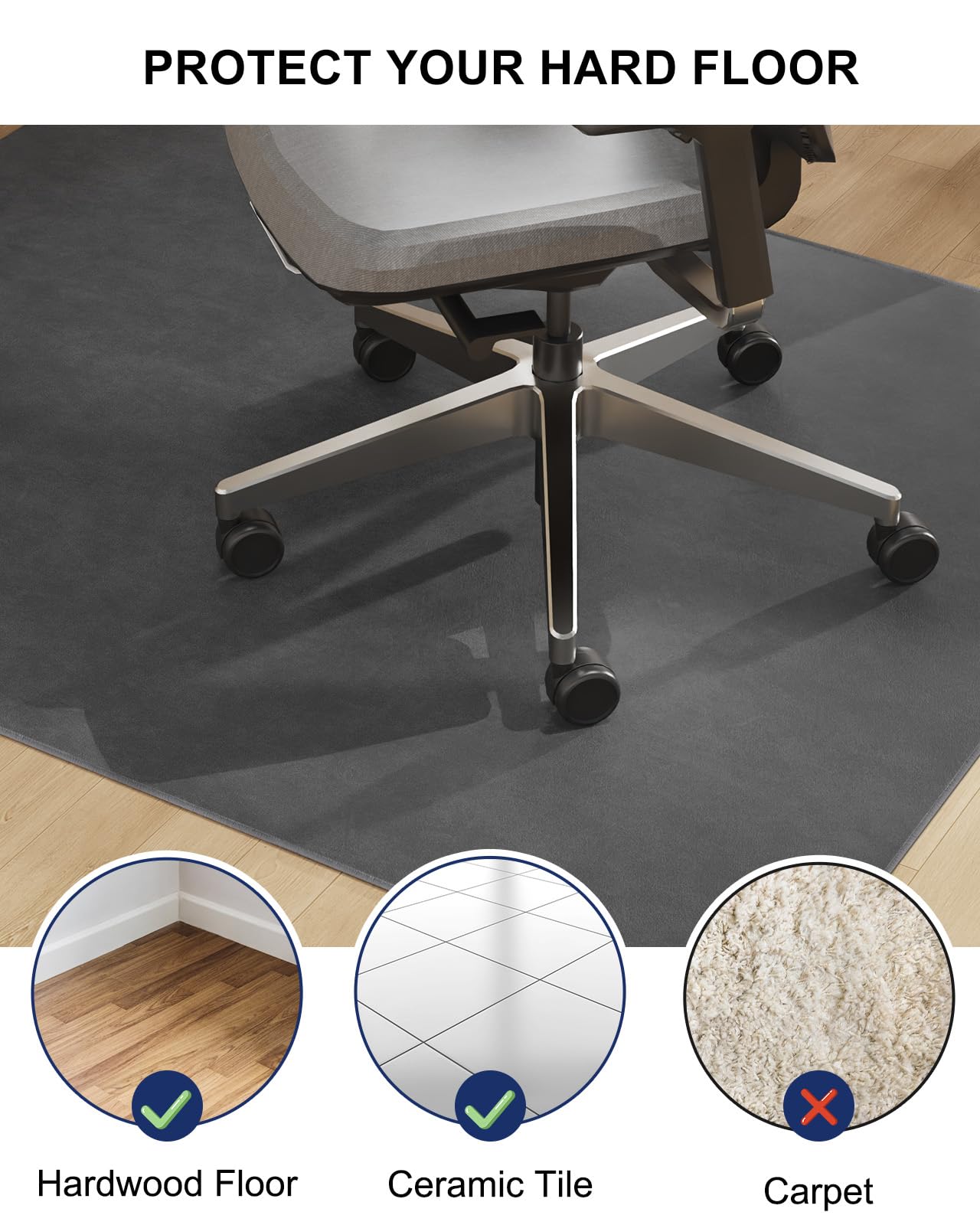 Chair Mat for Hard Floors