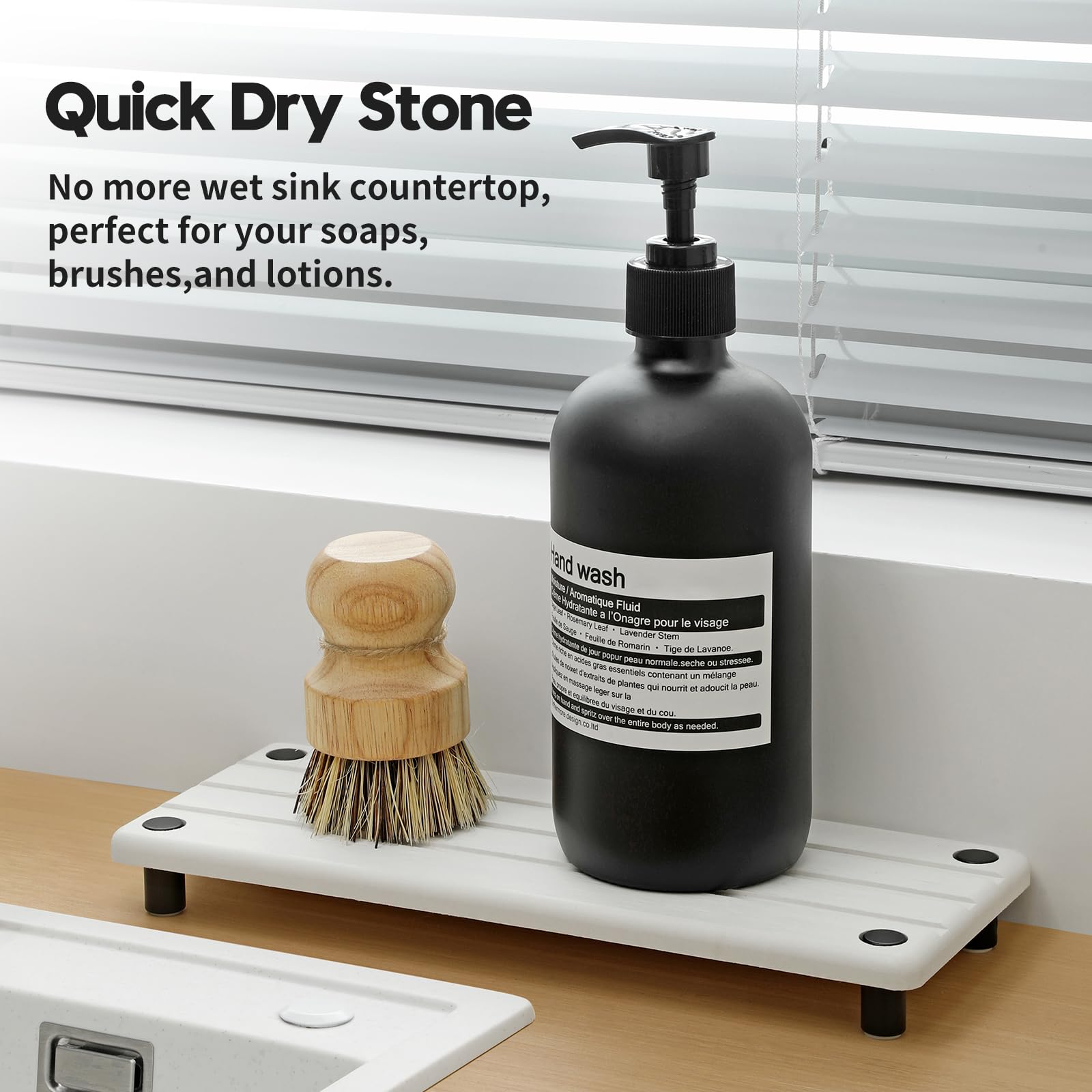 Instant Dry Sink Caddy Kitchen Sink Organizer