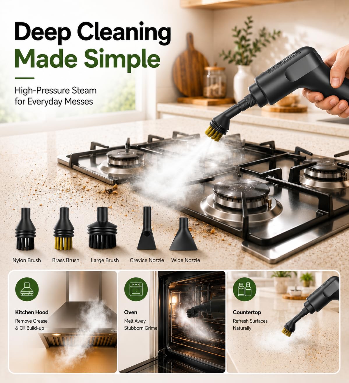 Handheld Steam Cleaner for Home