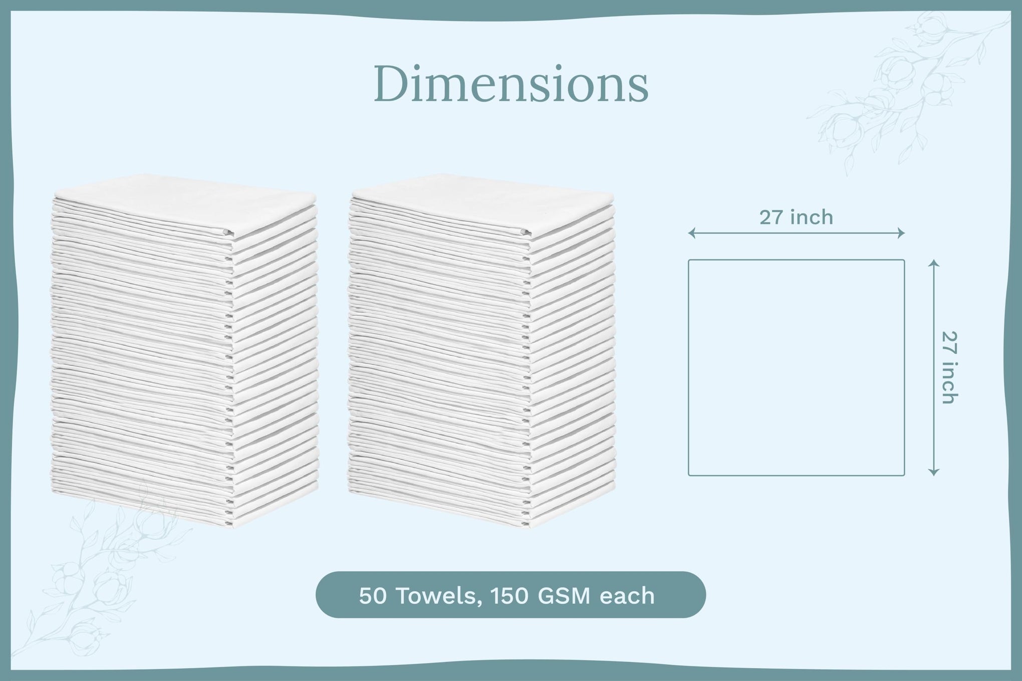 Bulk Tea Towels (50 Count)