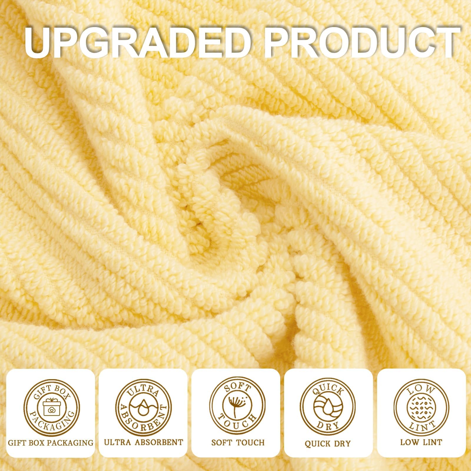 Bathroom Hand Towels 4PC (4 Count)