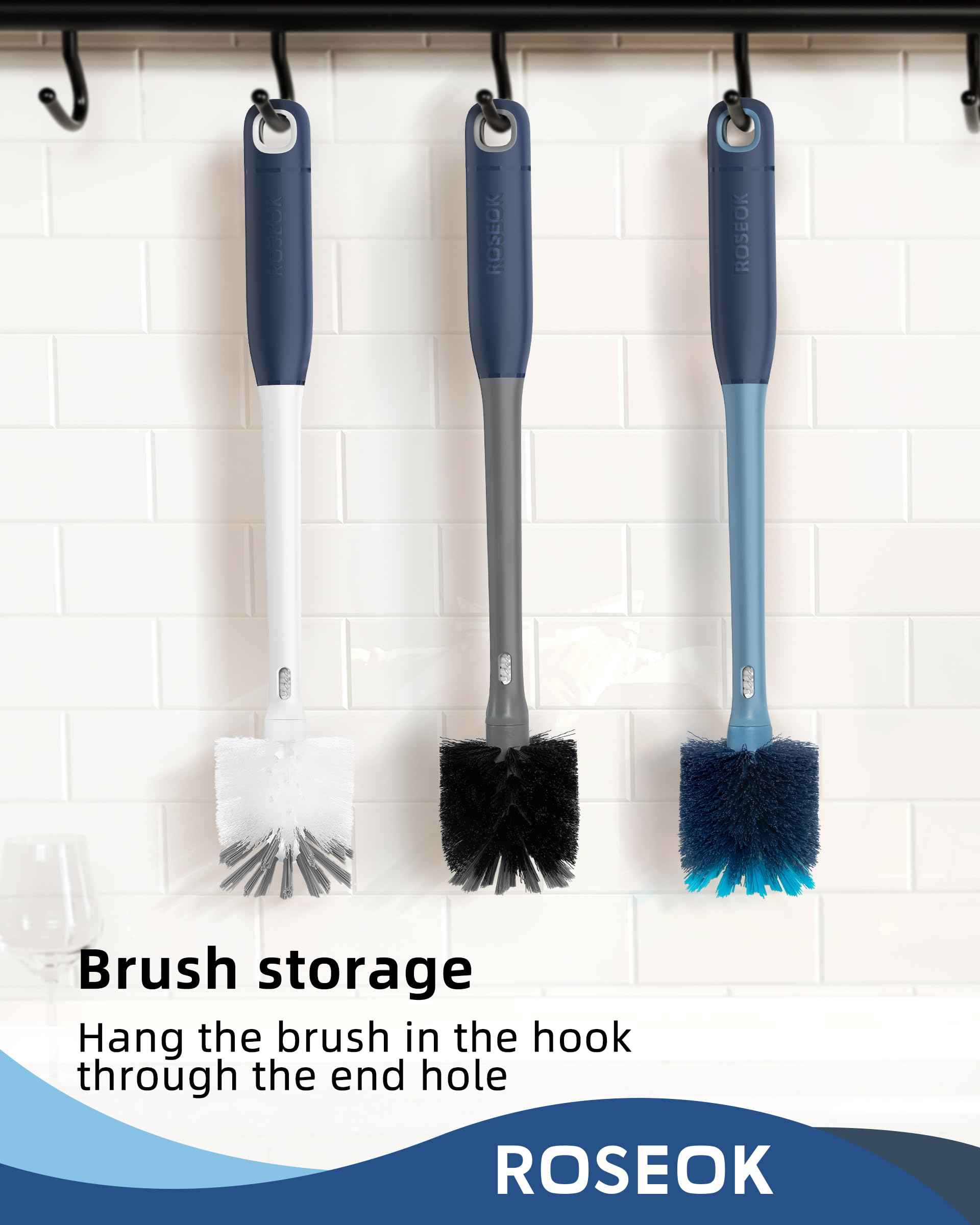 Bottle Brush with Straw Cleaner Brush