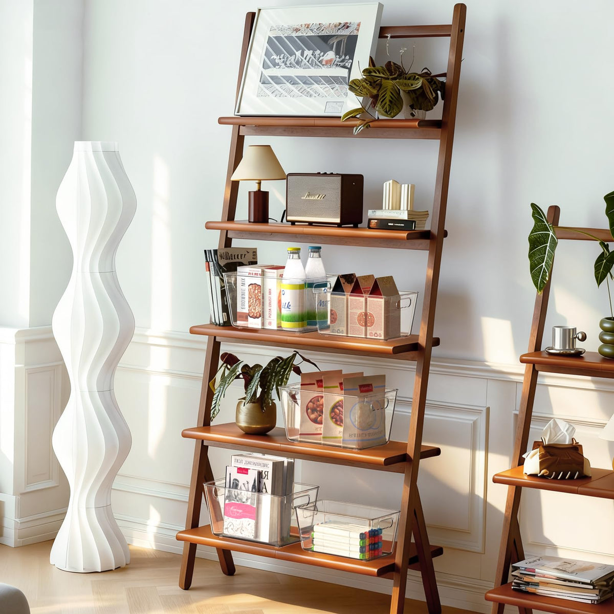 Clear Fridge Organizer Bins with Handles