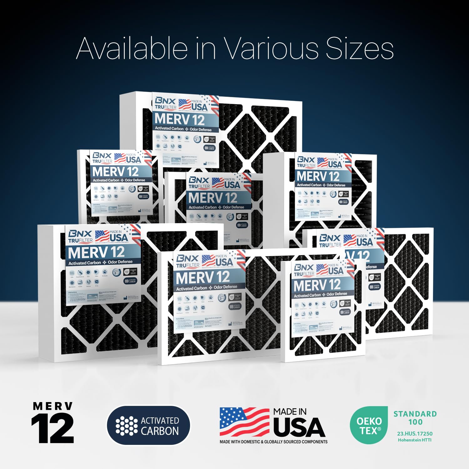 TruFilter 20x24x1 MERV 12 Odor Defense (4 Count)