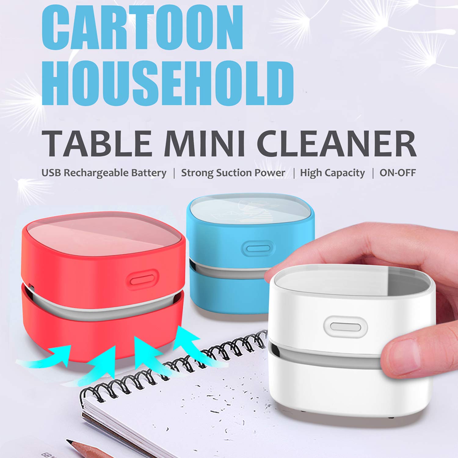 Mini Desktop Vacuum Cleaner for Table Dust