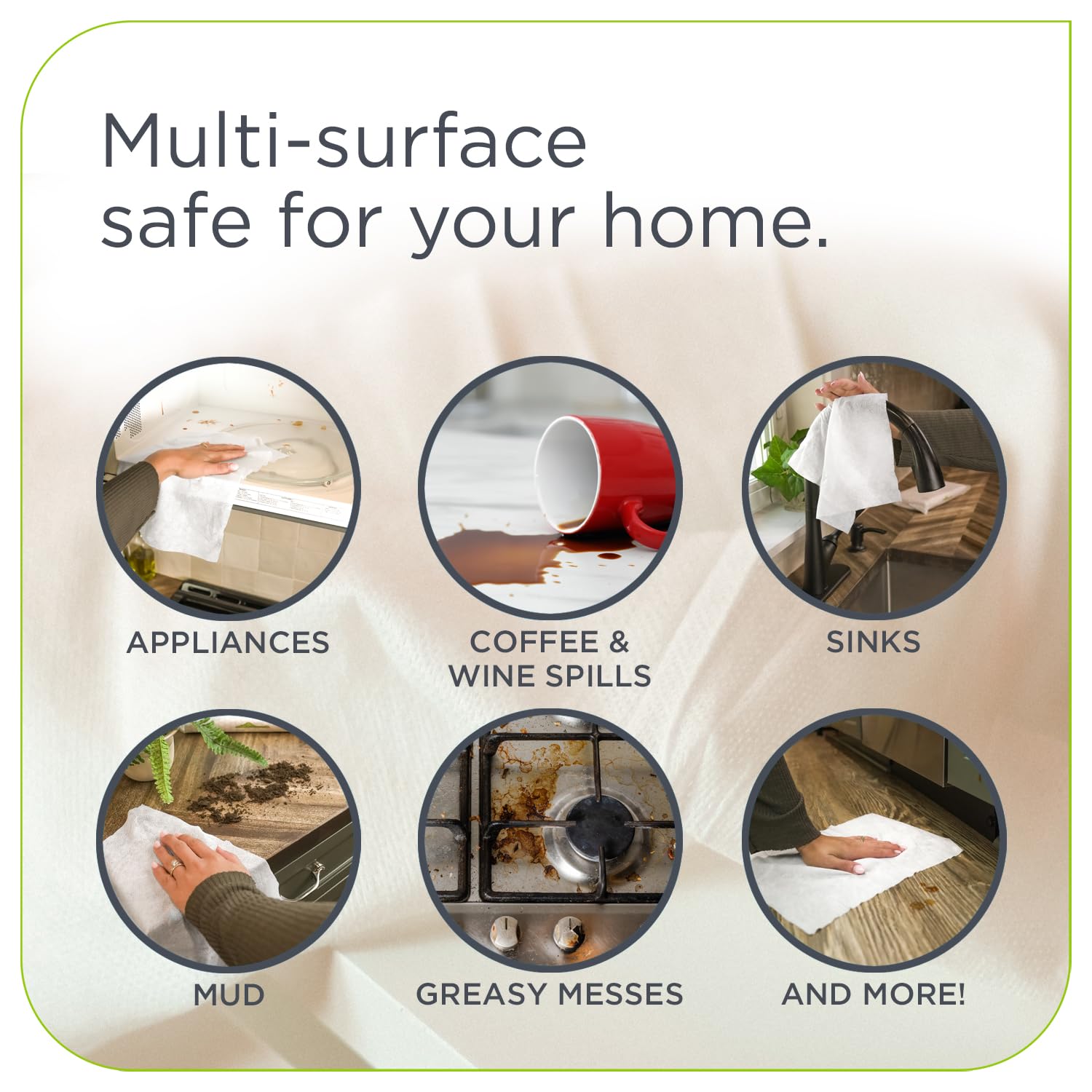 Tough Messes Home & Kitchen Cleaning Wipes (30 Count)