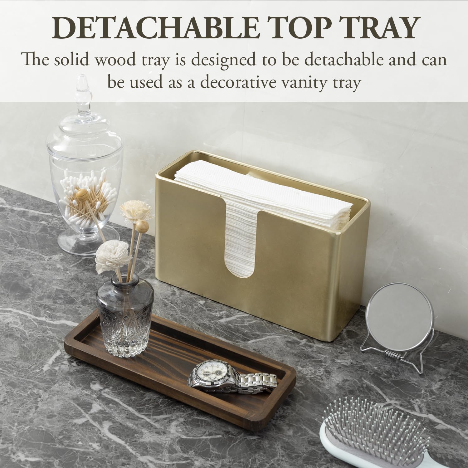 Gold Wall Mounted Paper Towel Holder