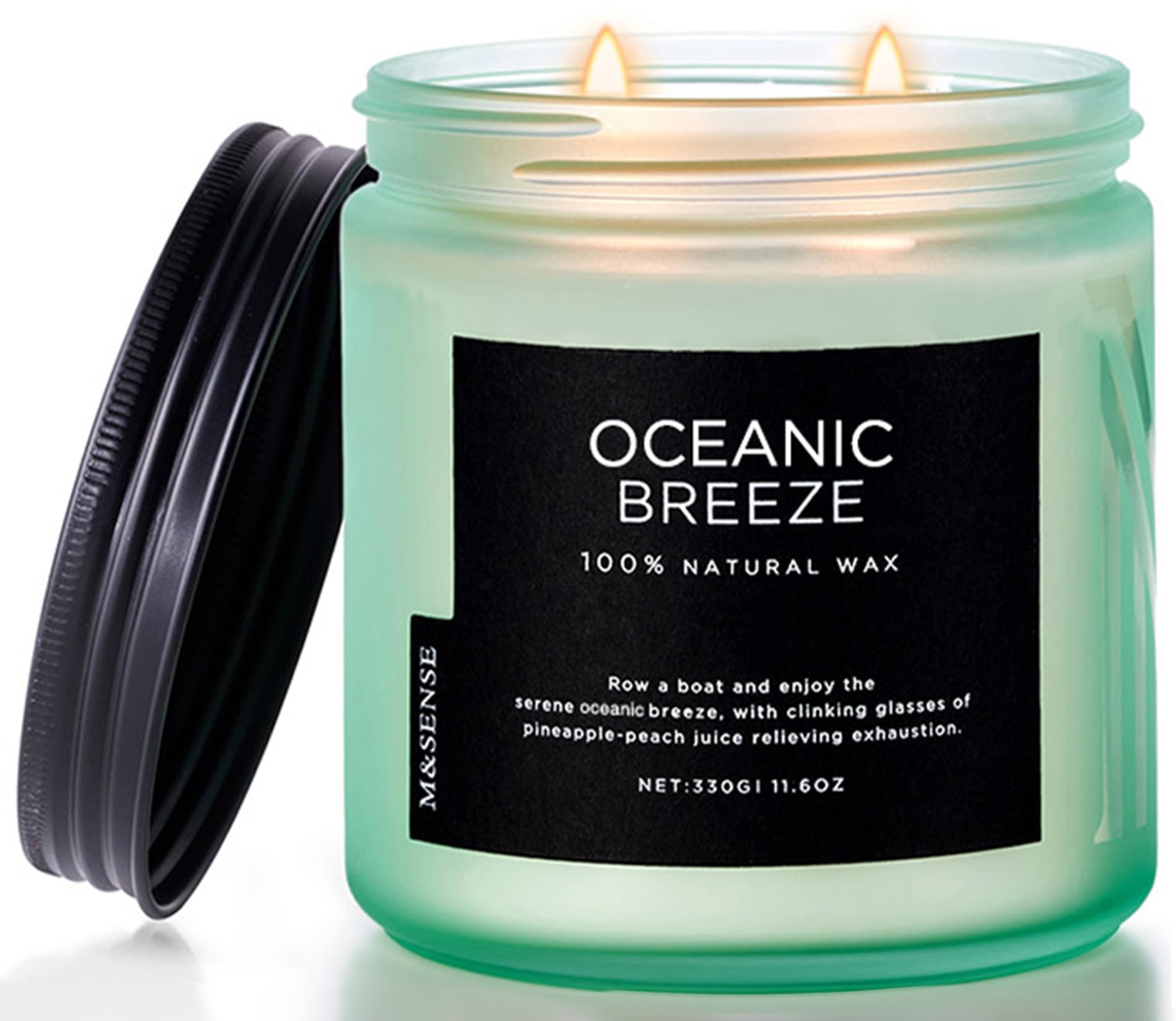 Oceanic Breeze Scented Candles for Home (11.6 Ounce)