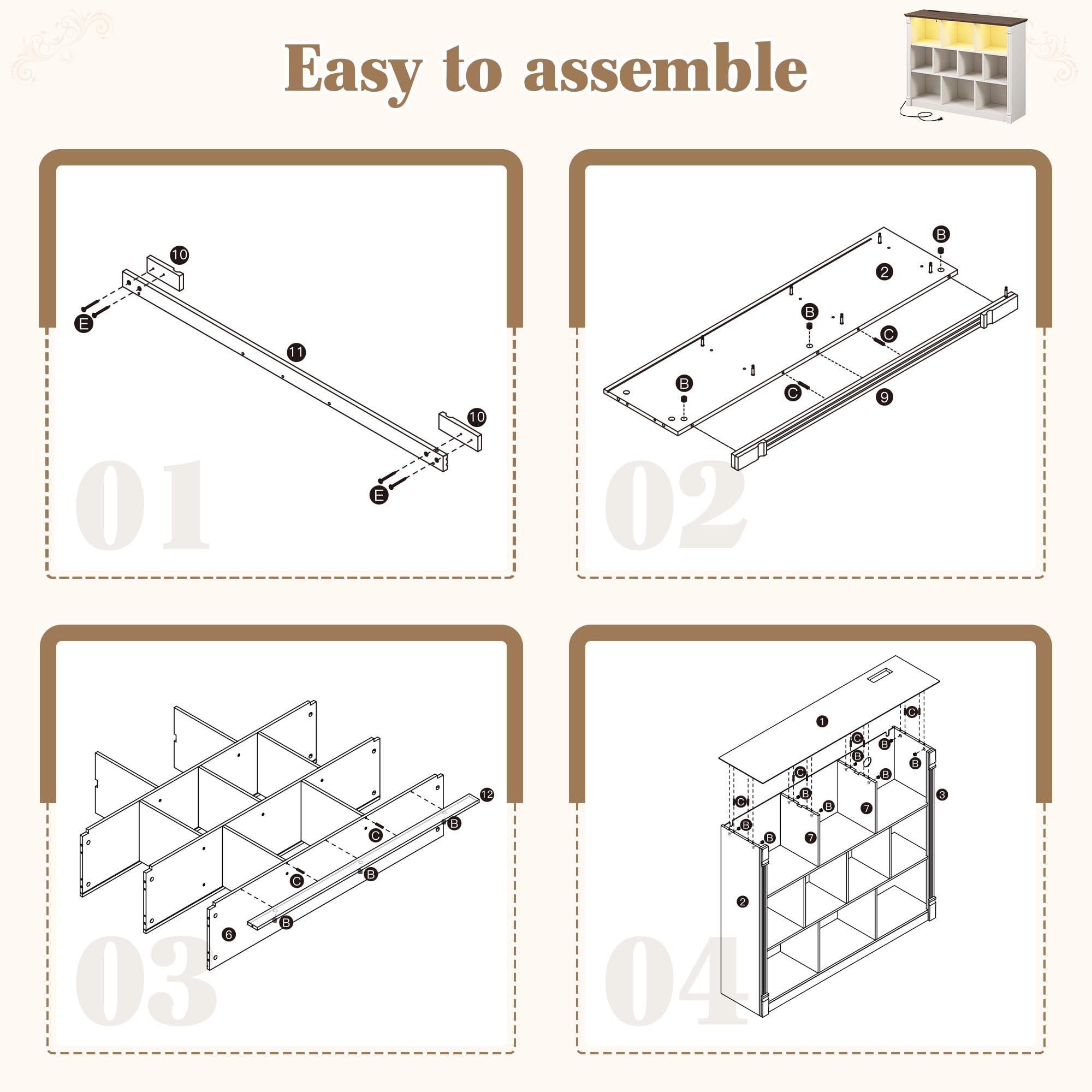 10 Cube Storage Organizer (10 Count)
