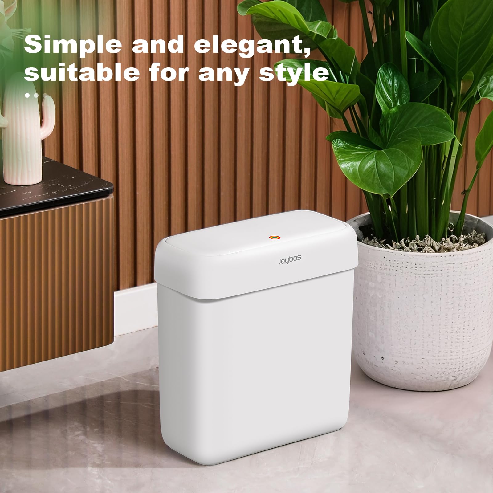 2 Pack Bathroom Trash Can with Lid (2 Count)