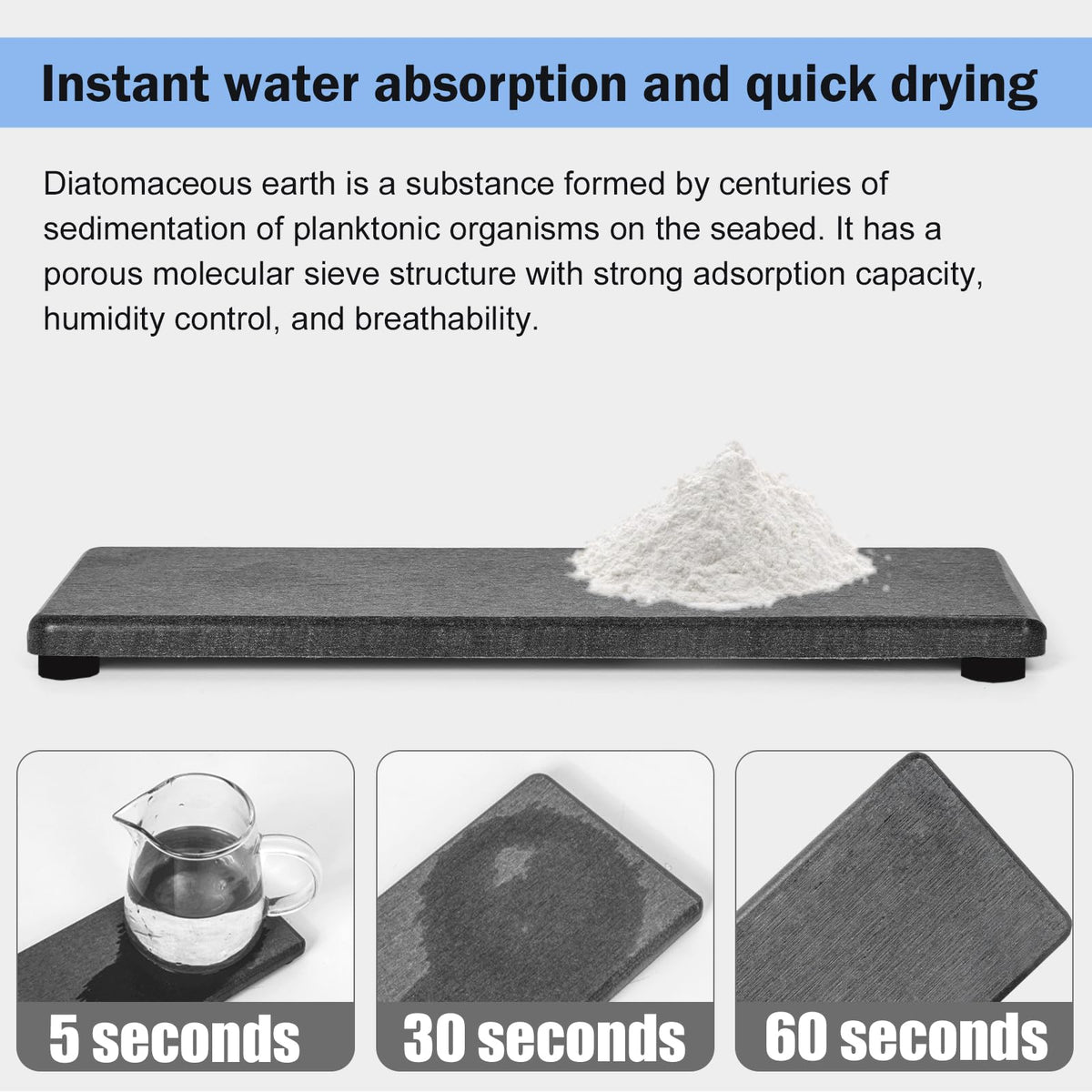 3PCS Stone Drying Tray (3 Count)