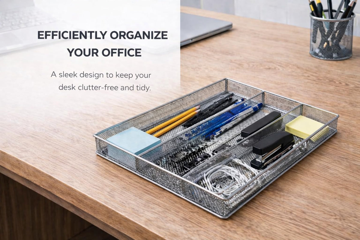 Metal Silverware Organizer for In