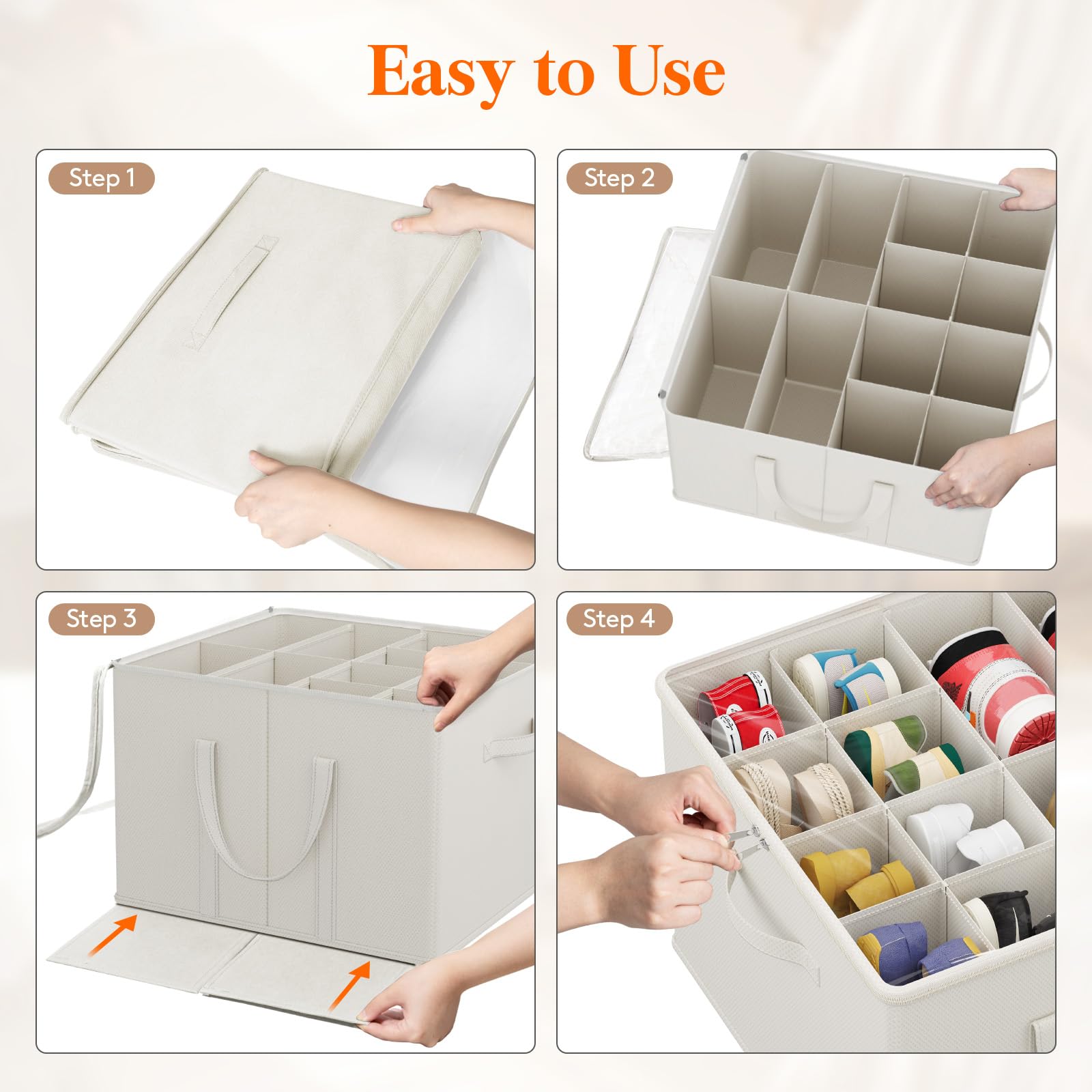 Shoe Storage Organizer for Closet (3 Count)