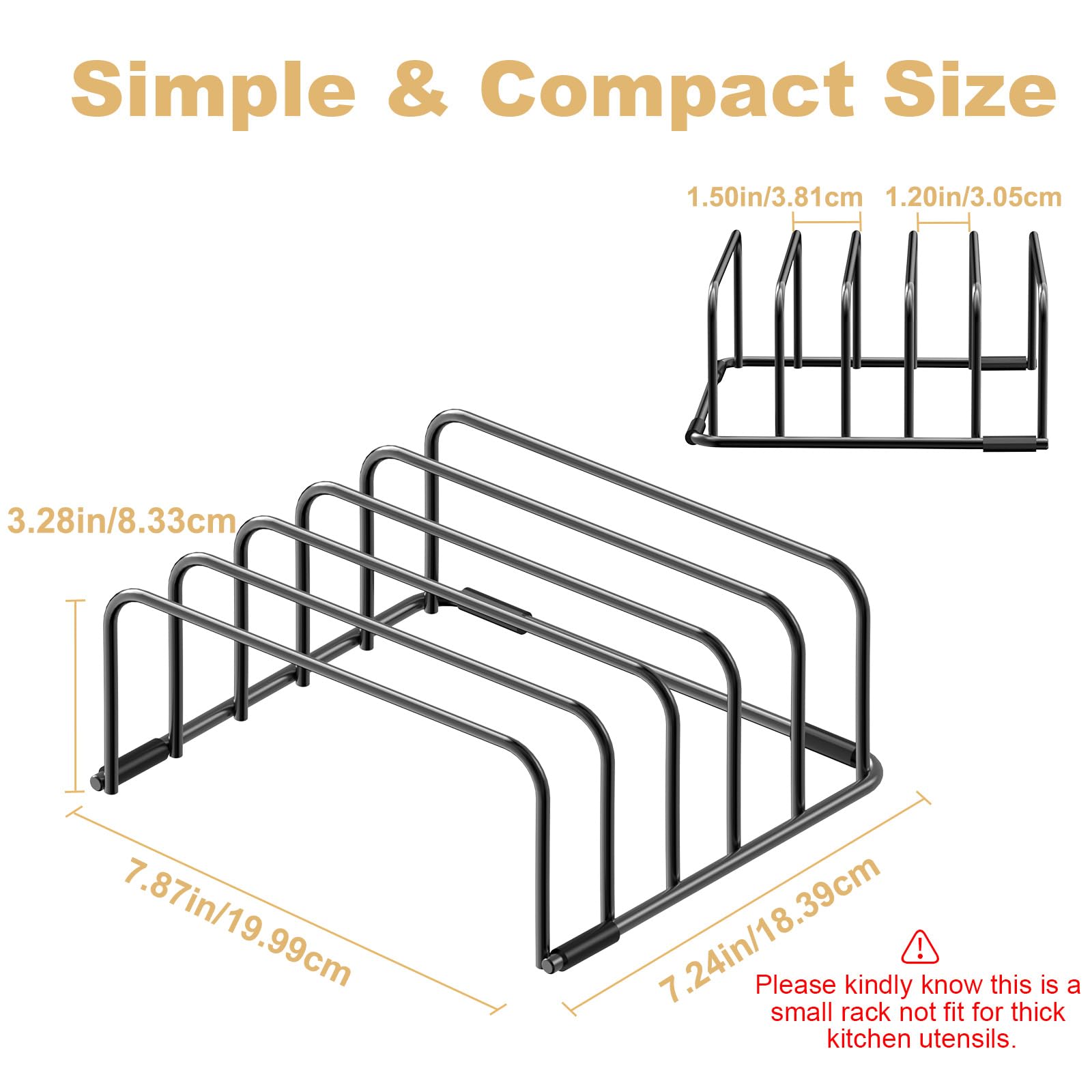 Cutting Board Organizer Storage (2 Count)