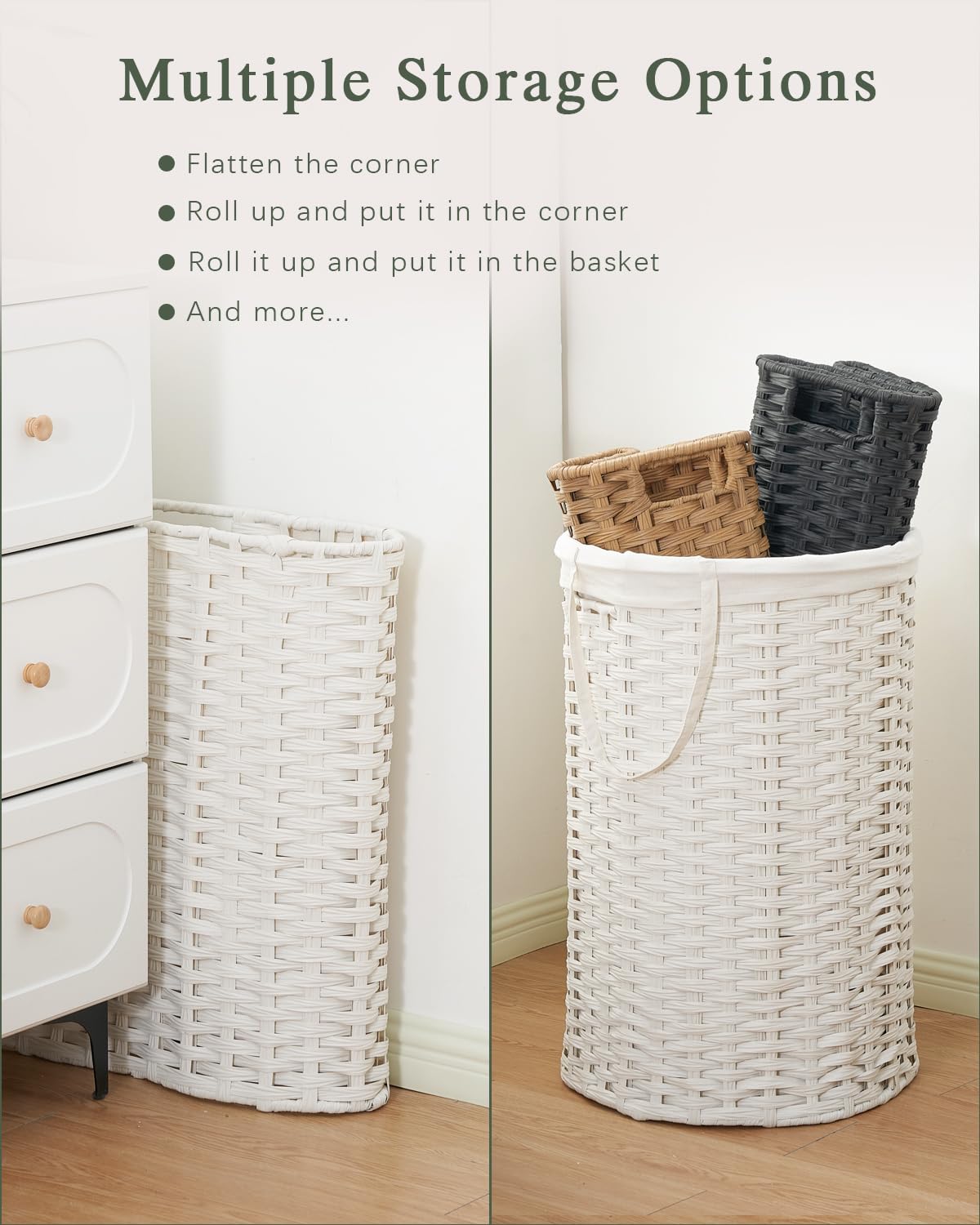 Laundry Hamper Laundry Basket Round 19 Gal