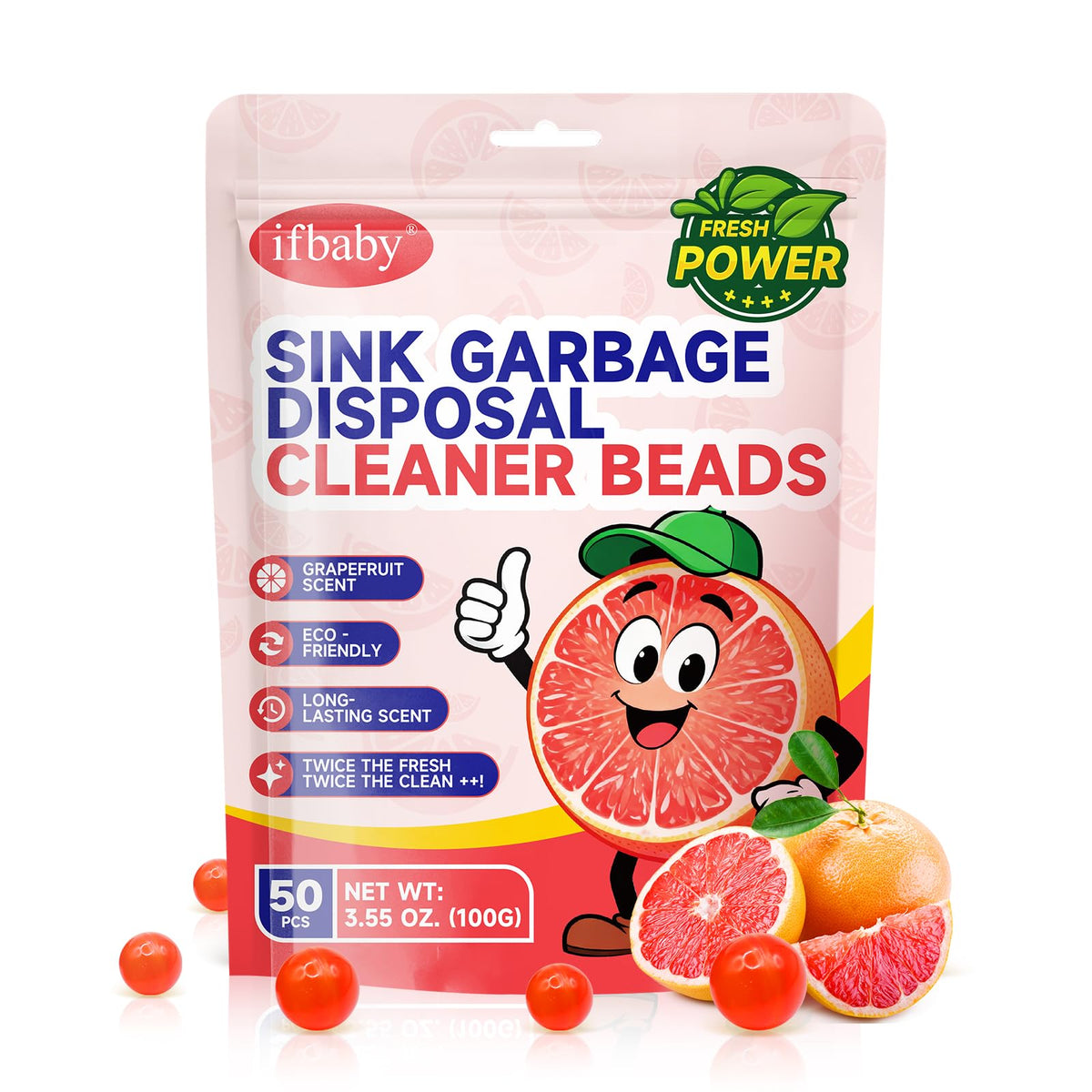 50 Count Garbage Disposal Cleaner and Deodorizer (6.7 Ounce)