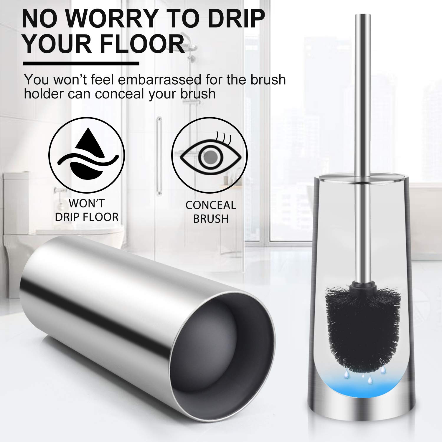 Toilet Brush and Holder (17.99 Count)