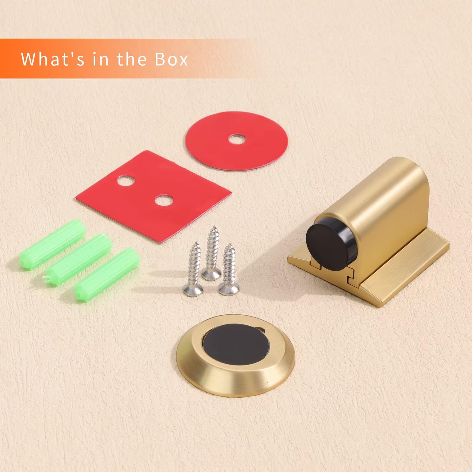 Magnetic Door Stoppers for Bottom of Door (2 Count)