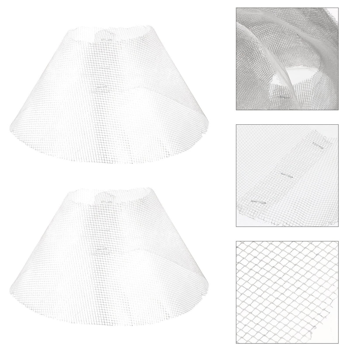 10Pcs Range Hood Filter Net Round Kitchen Cooking Range Hood Filter Mesh Replacement Mesh Kitchen Cooker Accessories 23cm