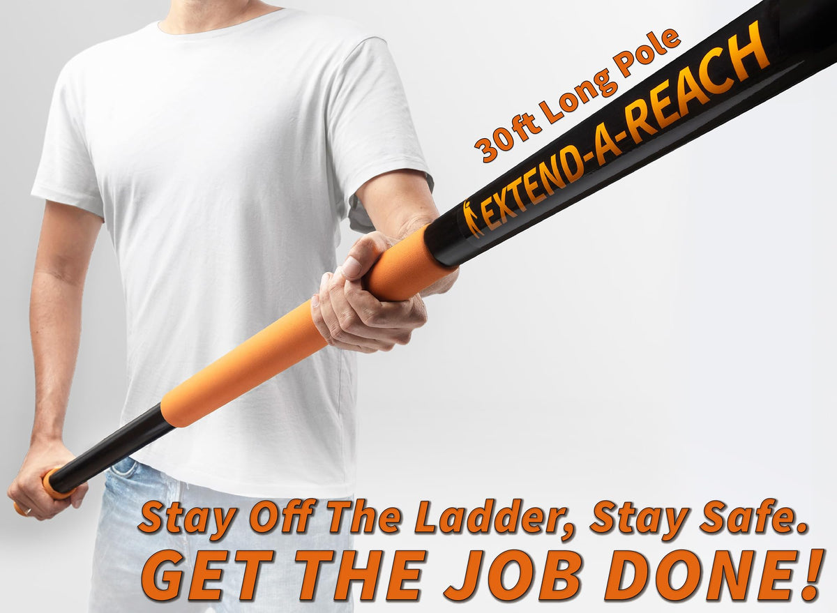 36 Foot High Reach Telescoping Duster Kit with 5
