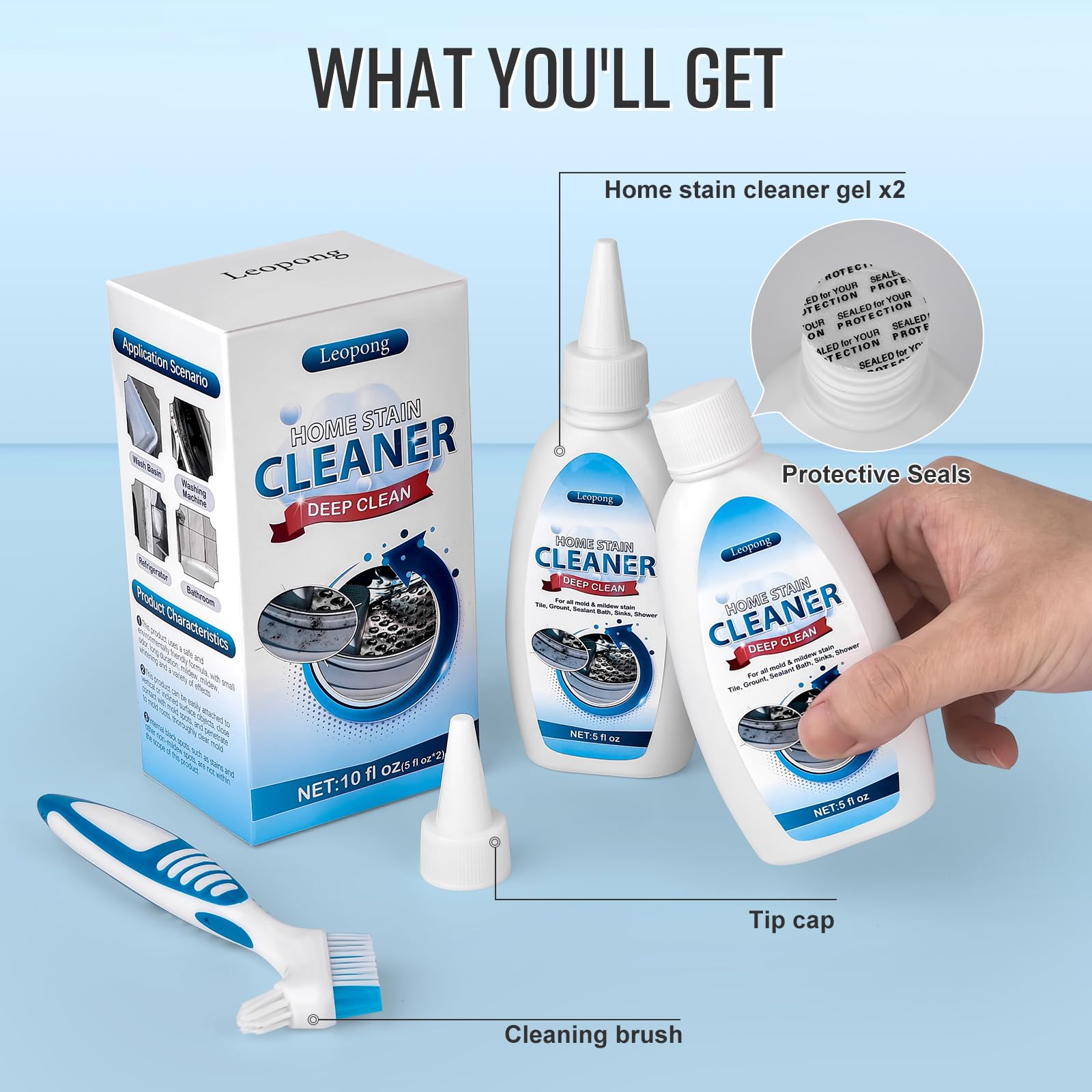 Cleaner Gel for Washer (5 Fl Oz)
