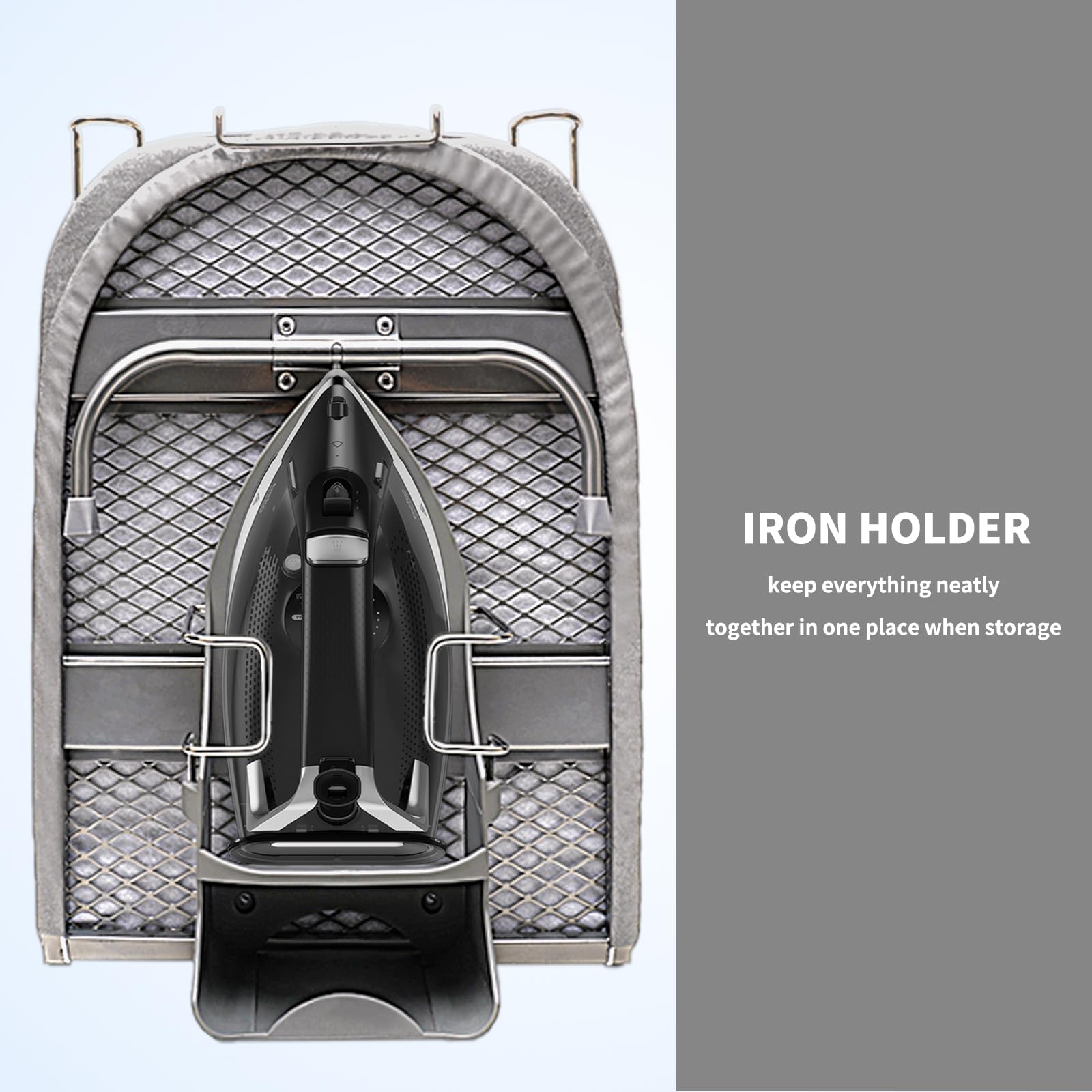 Folding Tabletop Ironing Board with Iron Holder Rest