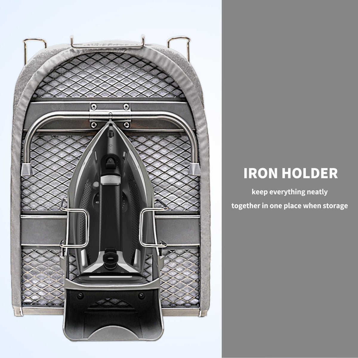 Folding Tabletop Ironing Board with Iron Holder Rest