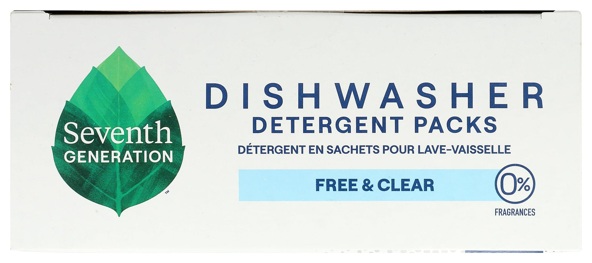 Dishwasher Detergent Packs Free & Clear for sparkling dishes Dishwasher tabs 45 count (45 Count)